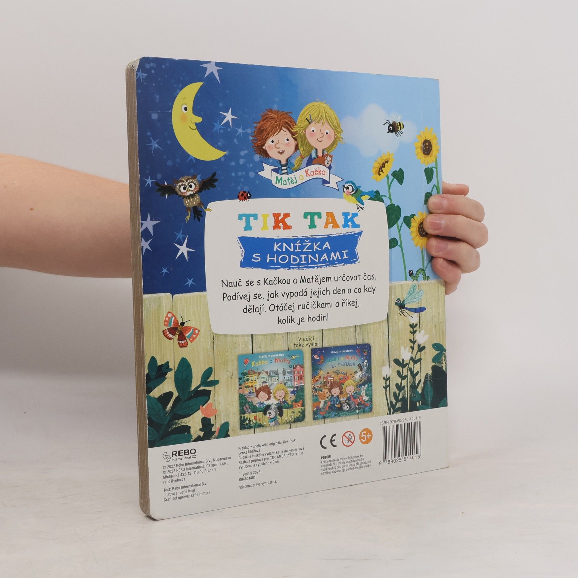 Lenka Uhlířová Tik tak. Knížka s hodinami