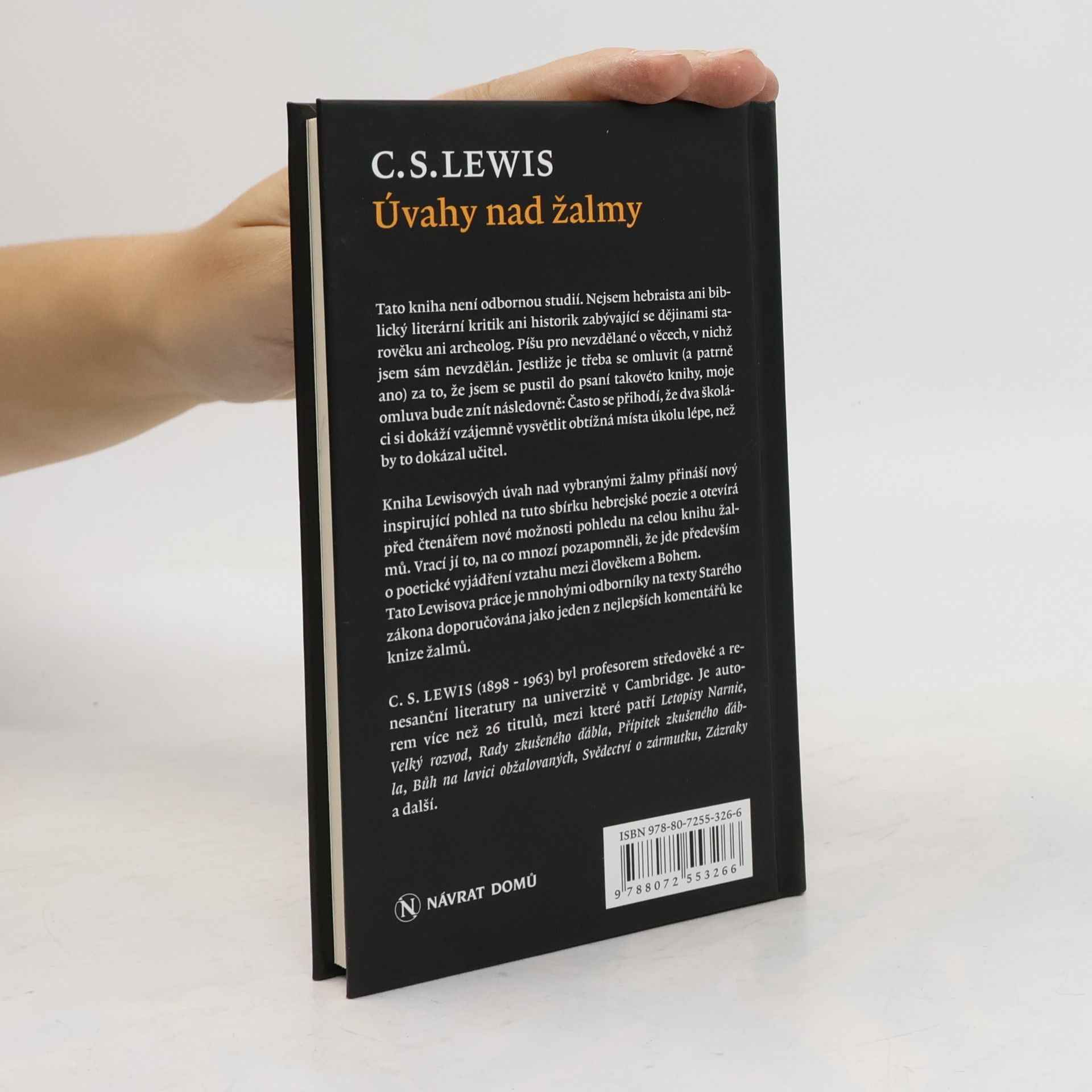 C. S. Lewis Úvahy nad žalmy