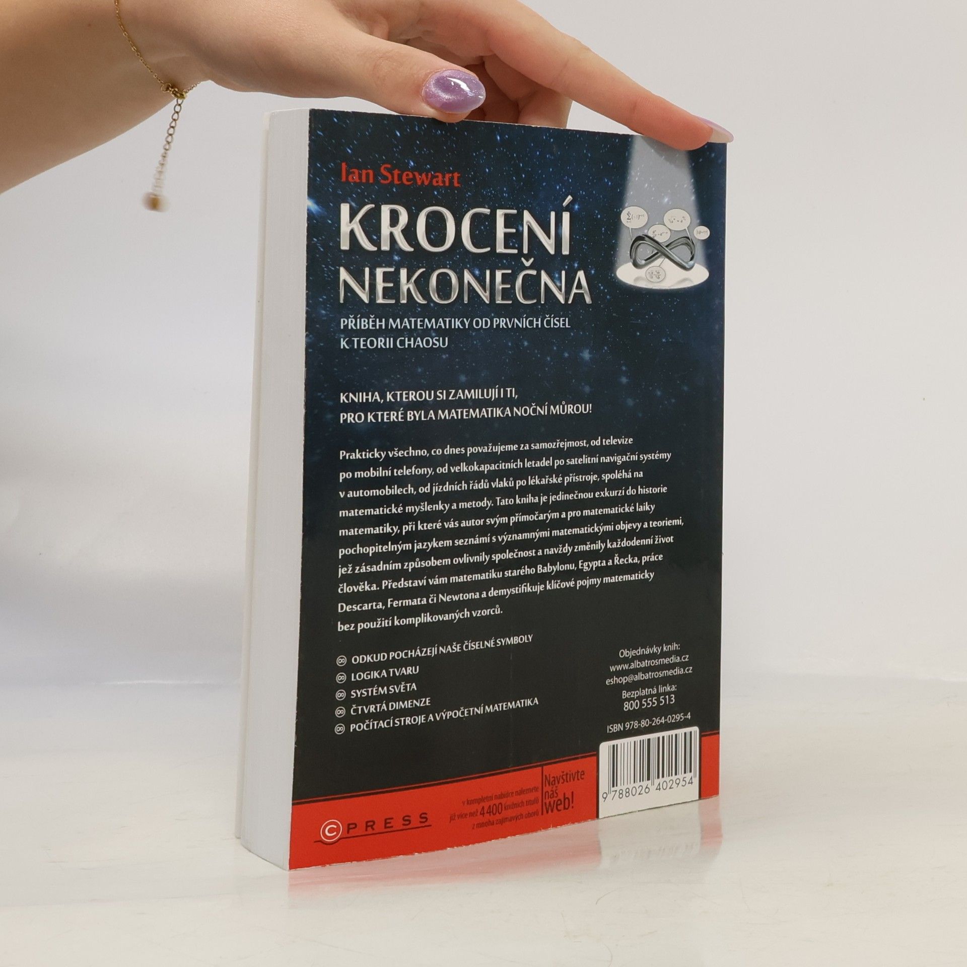 Ian Stewart Krocení nekonečna. Příběh matematiky od prvních čísel po teorii chaosu