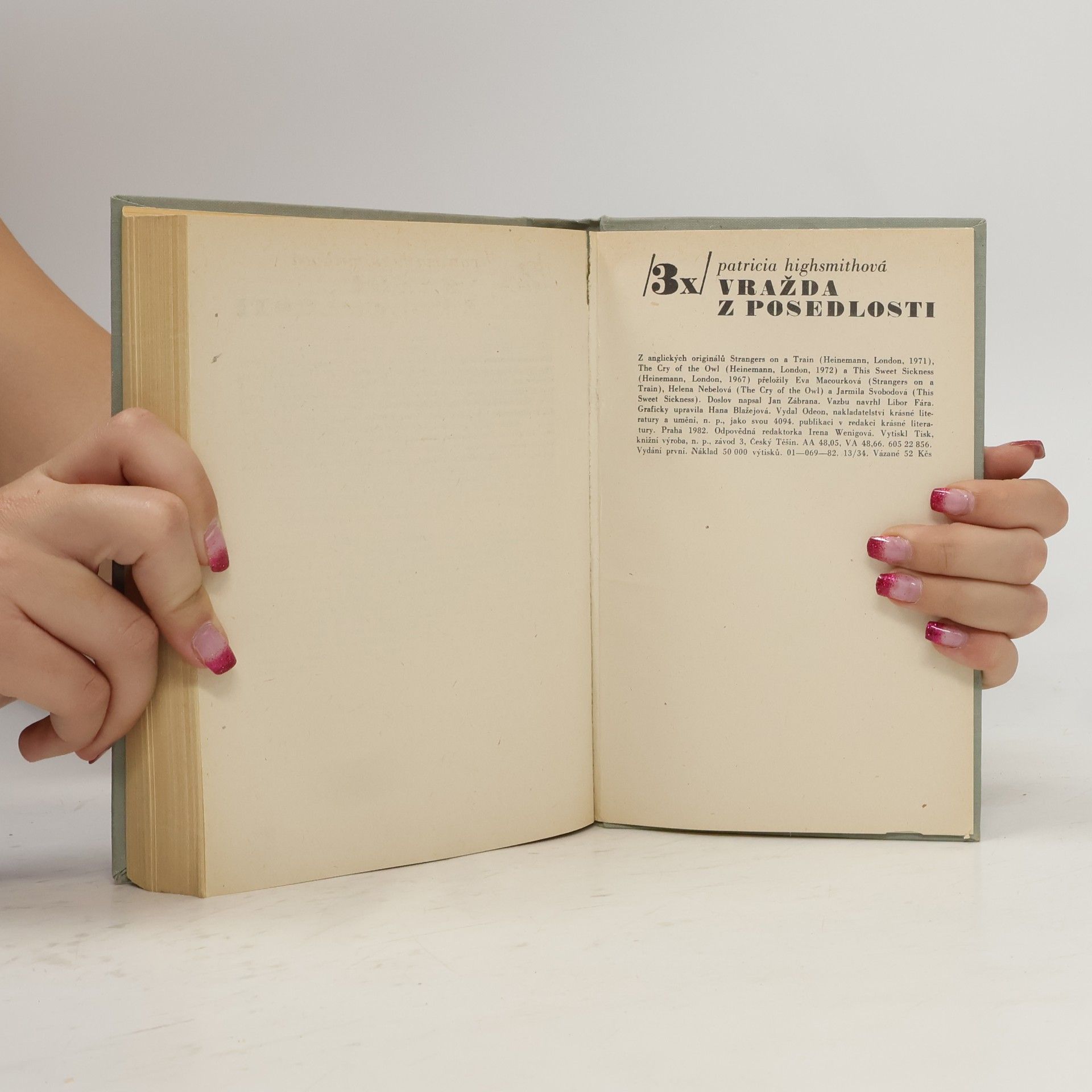Patricia Highsmith Třikrát vražda z posedlosti