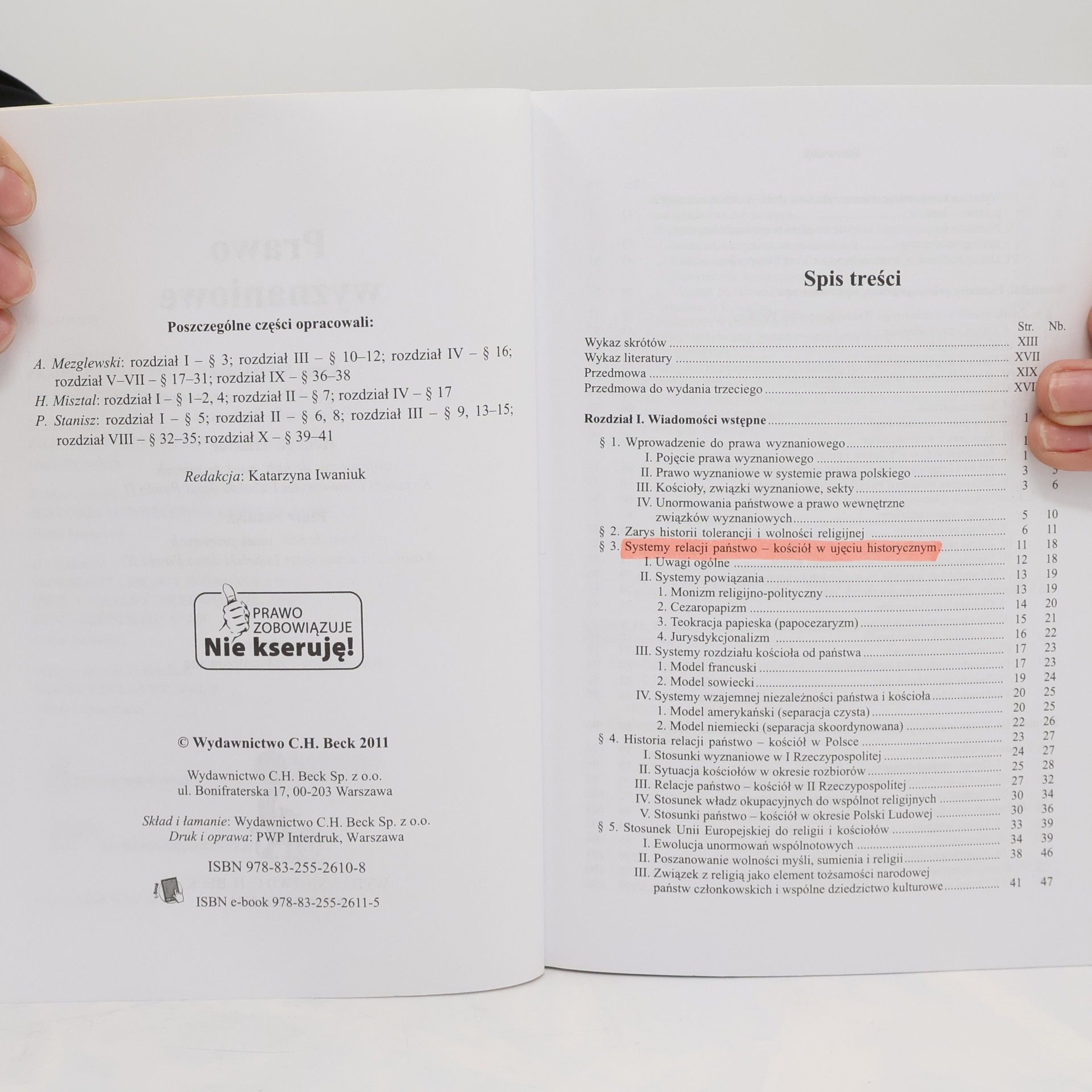 Artur Mezglewski Podręczniki Prawnicze: Prawo wyznaniowe - 3. wydanie