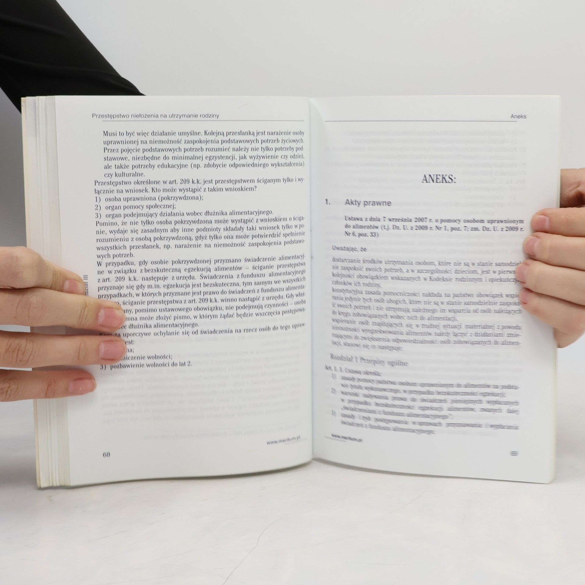 Mariusz Bieżuński Meritum Biblioteka: Pomoc osobom uprawnionym do alimentów