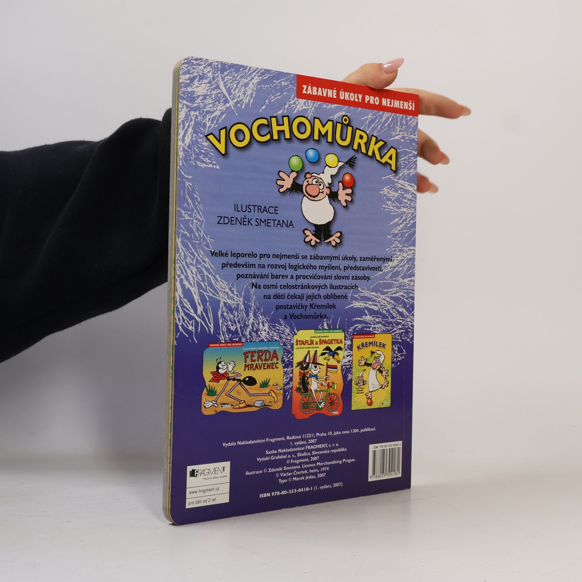 Various authors Vochomůrka - Zábavné úkoly pro nejmenší