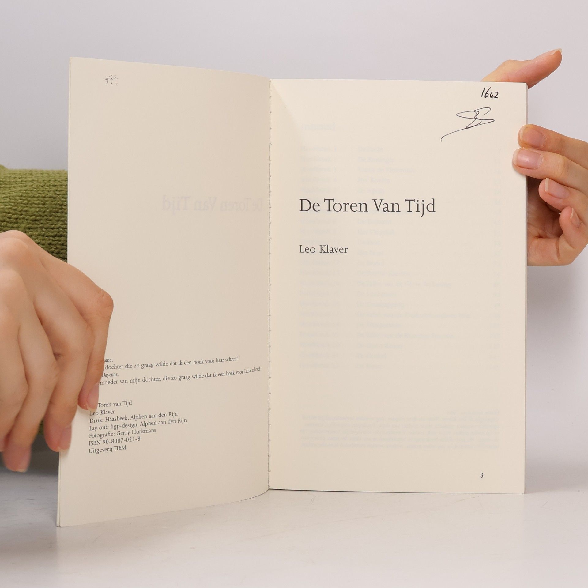 Klaver, Leo De Toren van Tijd