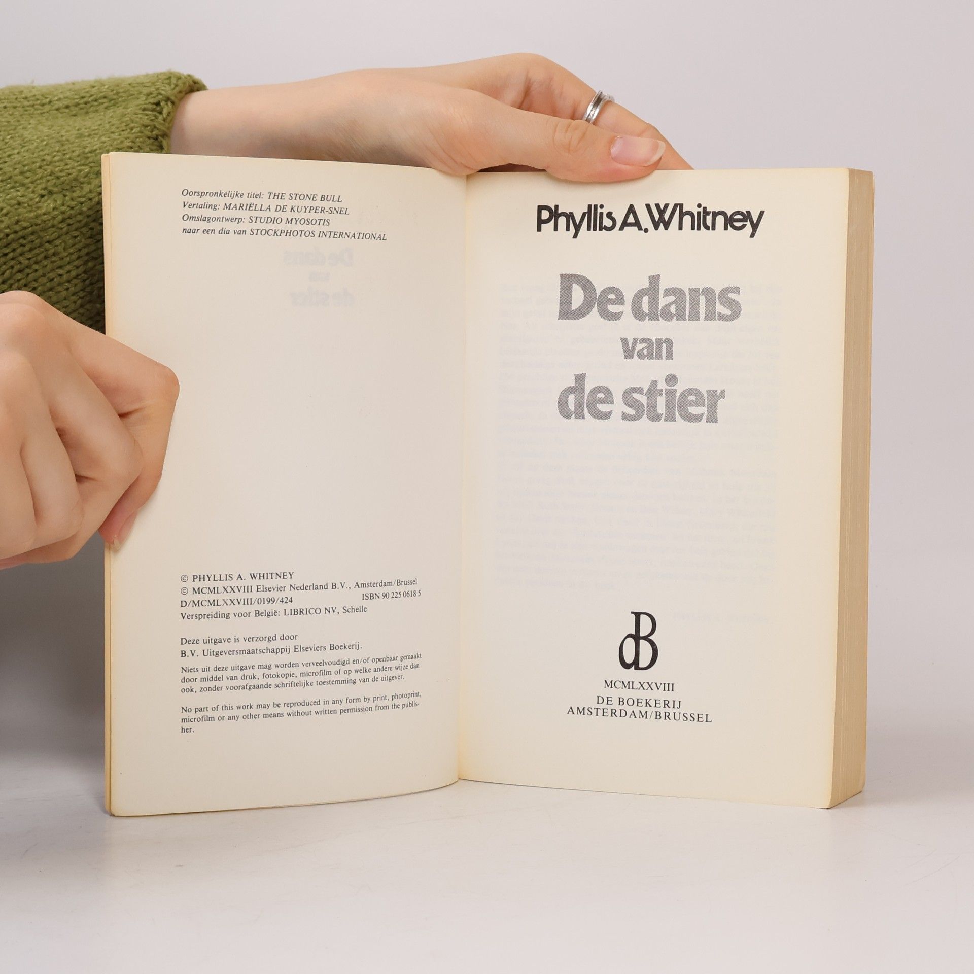 Phyllis A. Whitney De dans van de stier