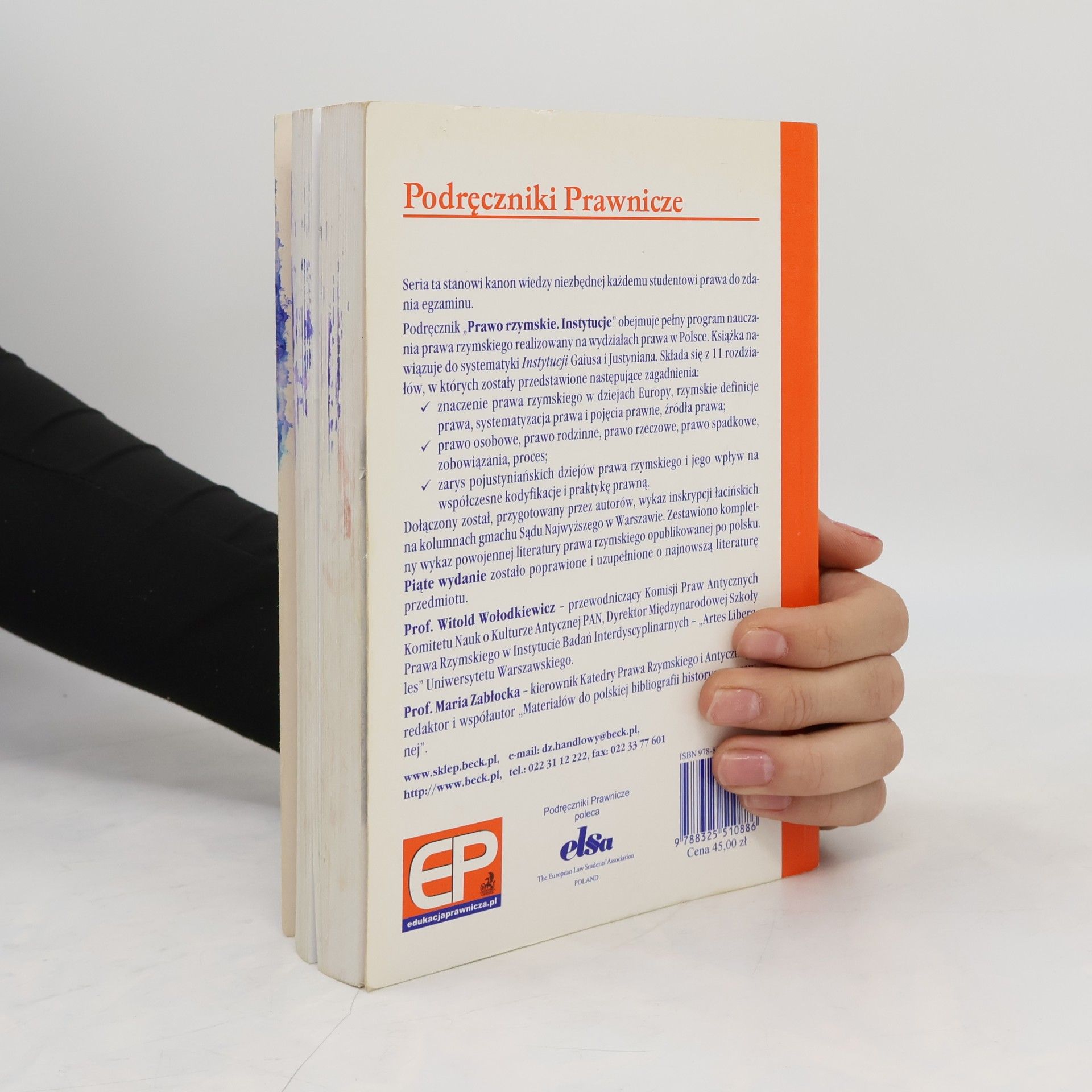 Wołodkiewicz Witold Podręczniki Prawnicze: Prawo rzymskie. Instytucje - 5. wydanie