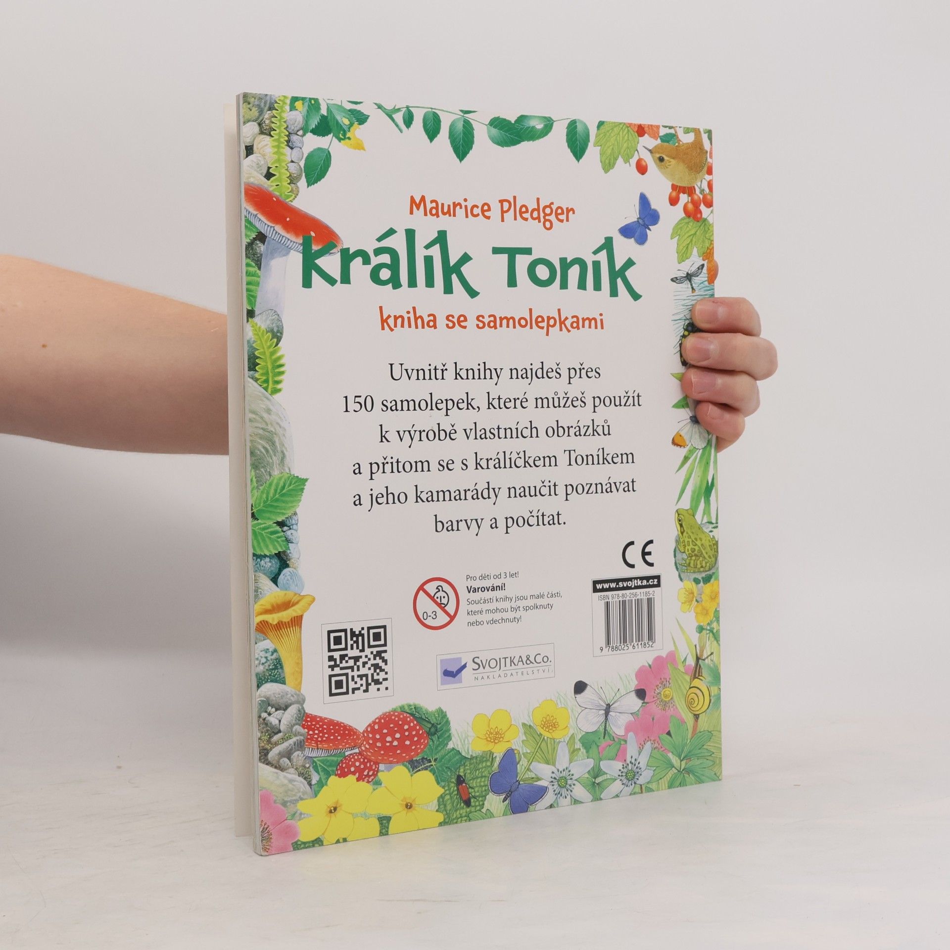 Maurice J. Pledger Králík Toník : kniha se samolepkami : počítání a barvy