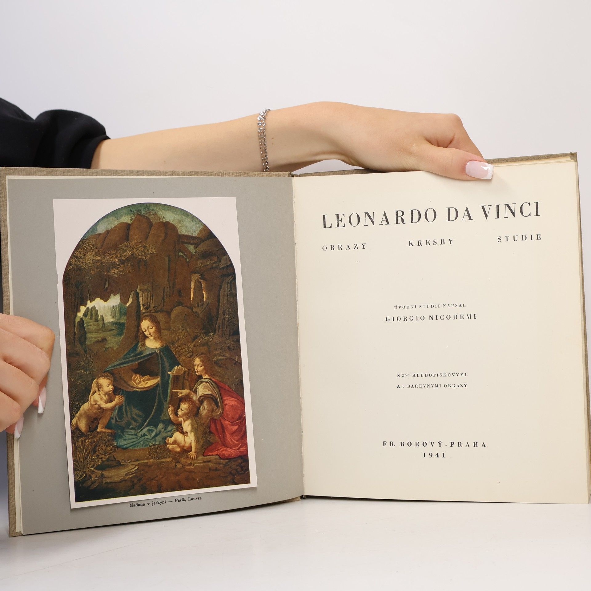 Giorgio Nicodemi Leonardo da Vinci - Obrazy, kresby, studie