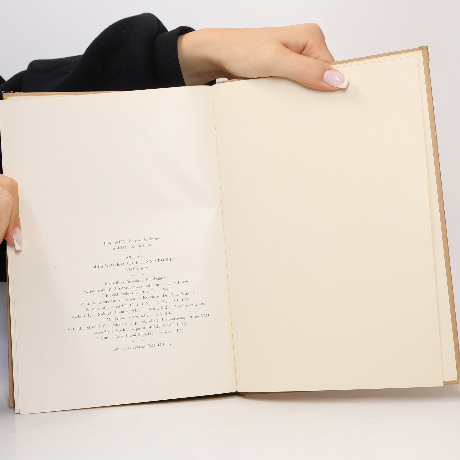 Zdeněk Frankenberger Atlas mikroskopické anatomie člověka