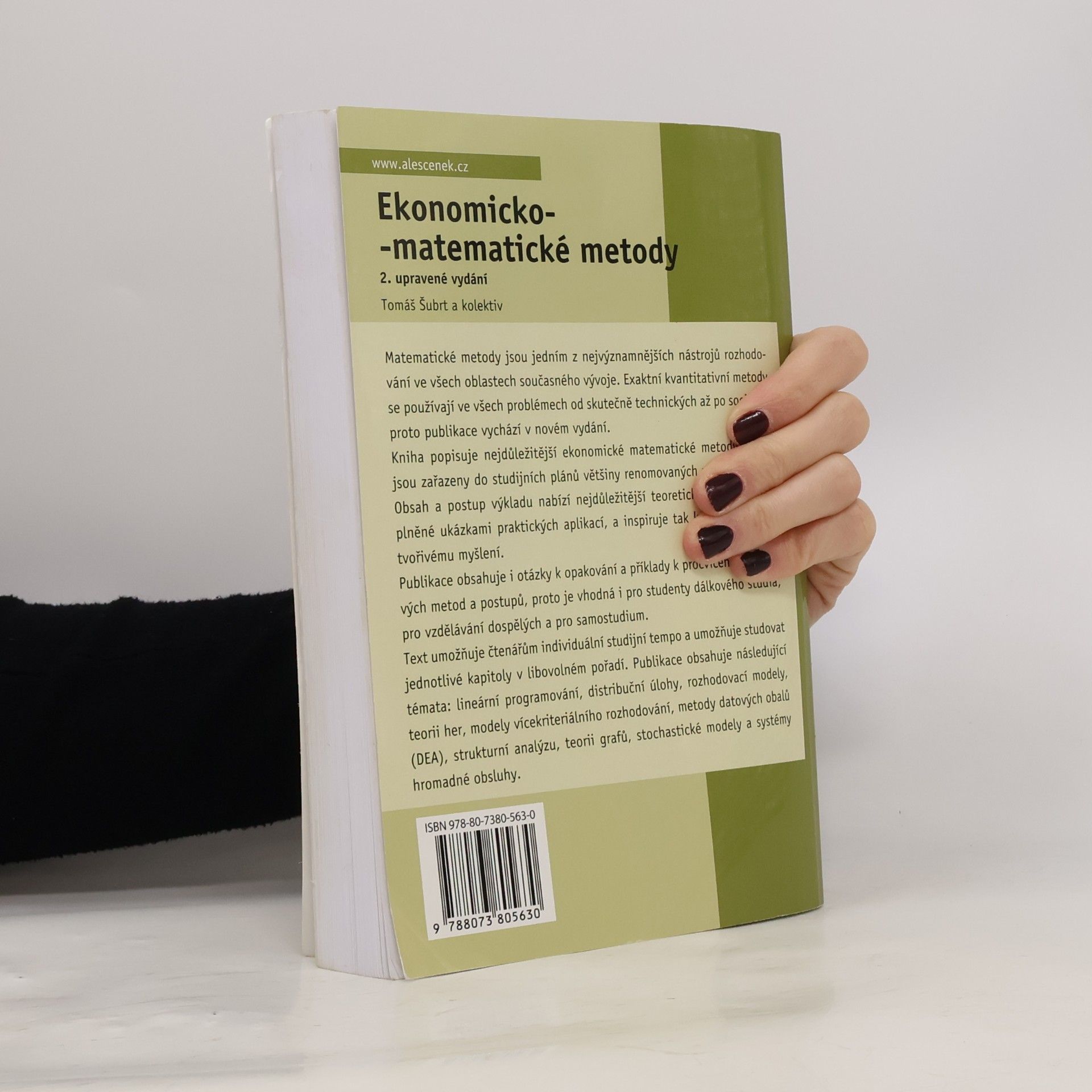 Tomáš Šubrt Ekonomicko-matematické metody