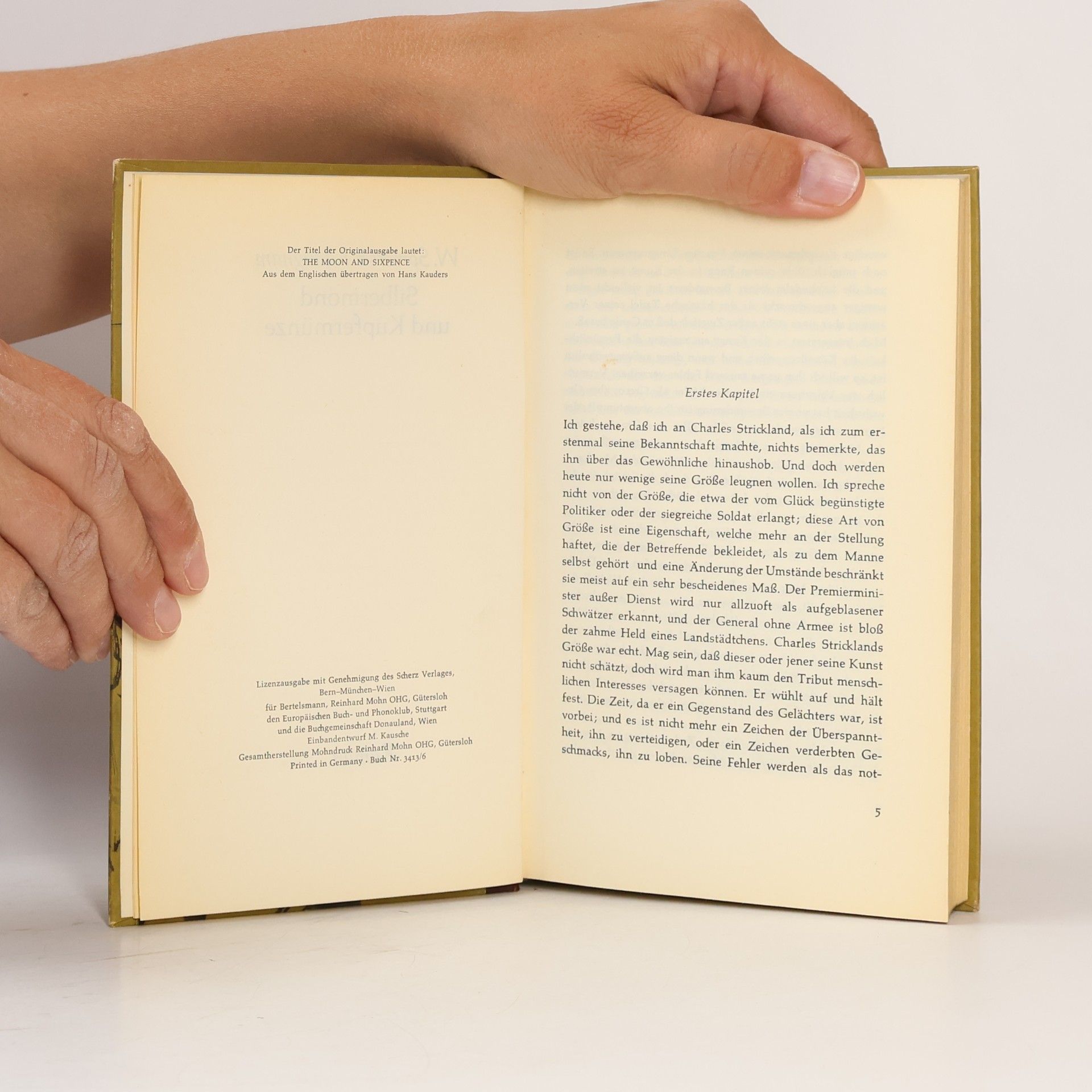 William Somerset Maugham Silbermond und Kupfermünze