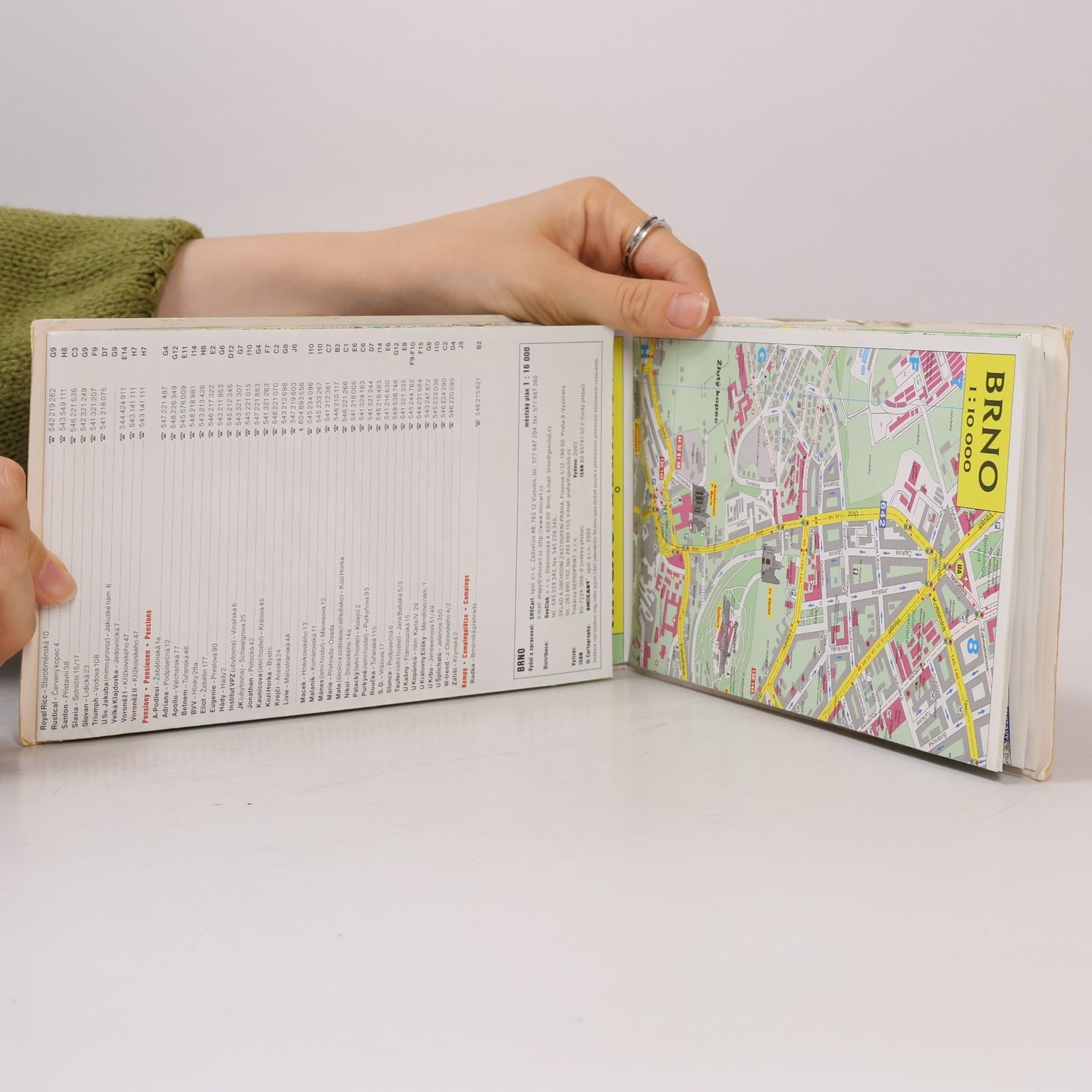 Autorenkollektiv Brno plán města 1:16 000