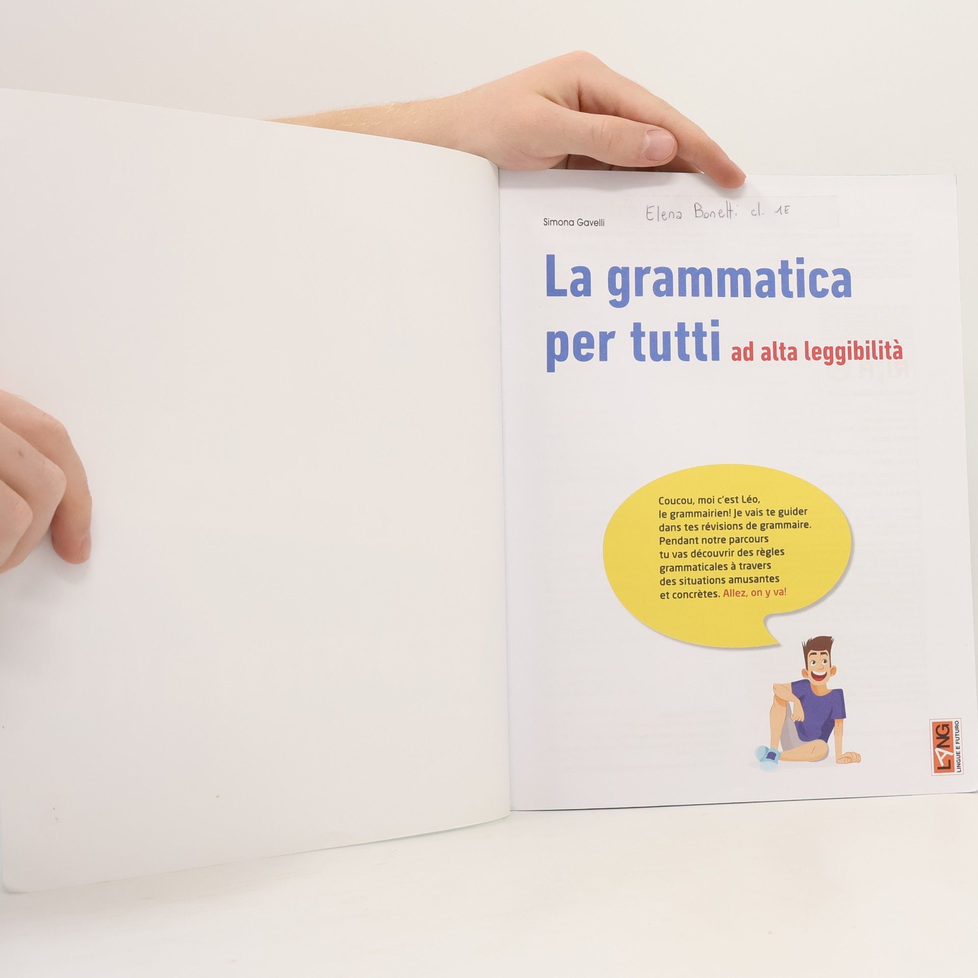 Simona Gavelli Ma grammaire