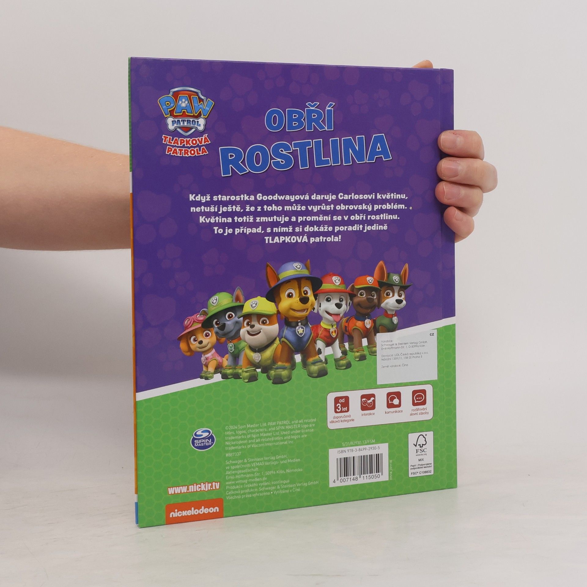 Collectif d'auteurs Paw Patrol. Obří rostlina