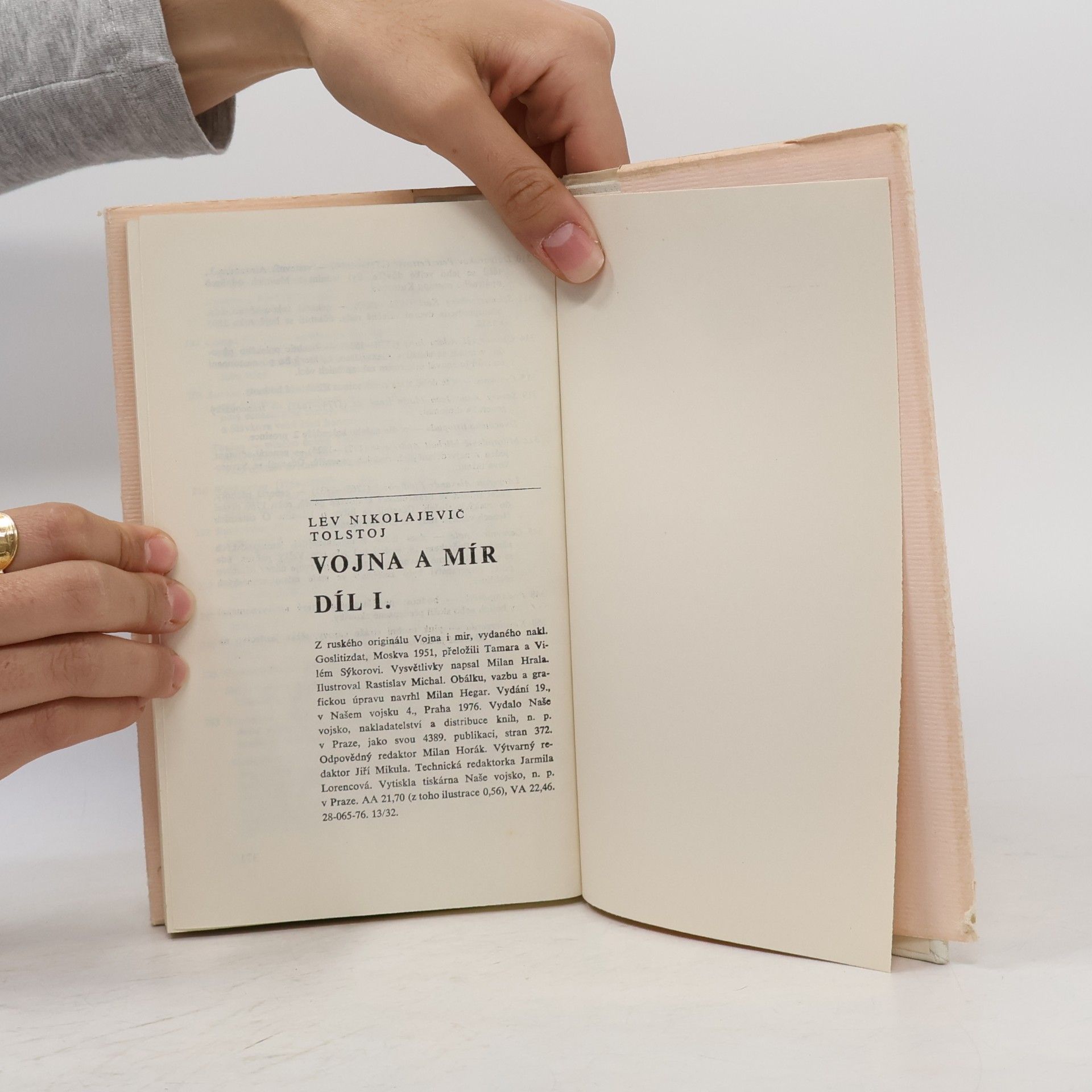 Lew Nikolajewitsch Tolstoi Vojna a Mír I.