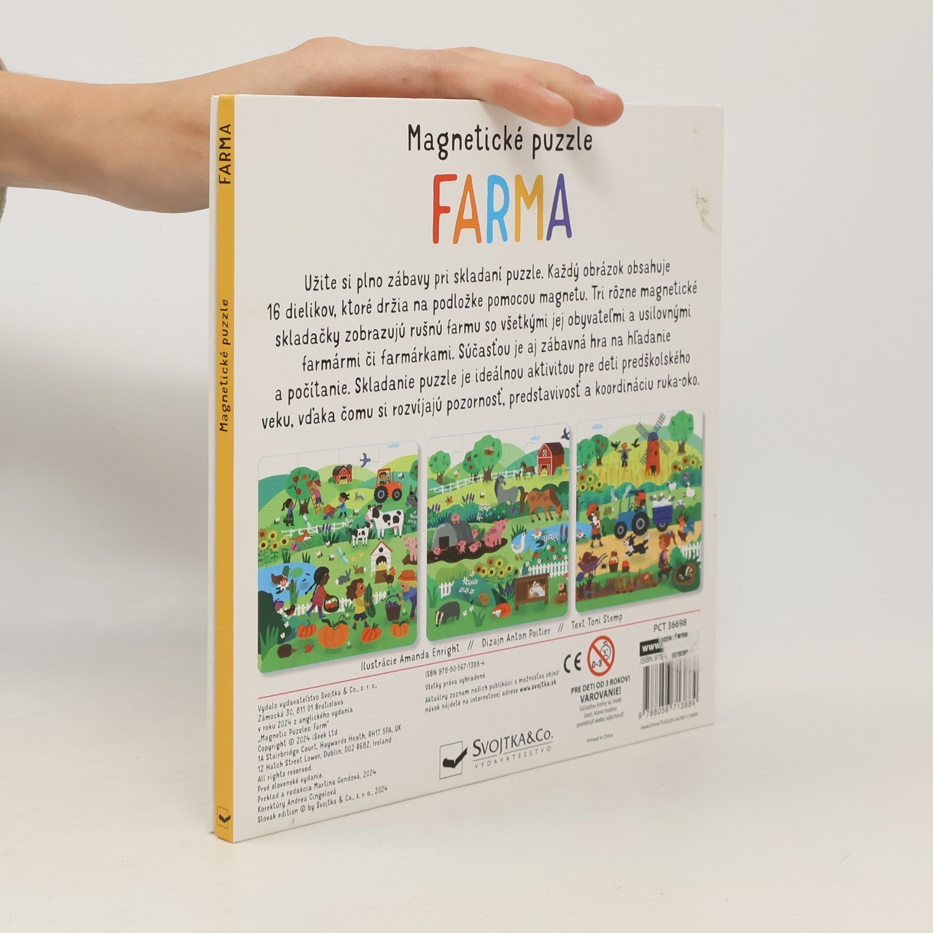 Amanda Enright Magnetické puzzle Farma