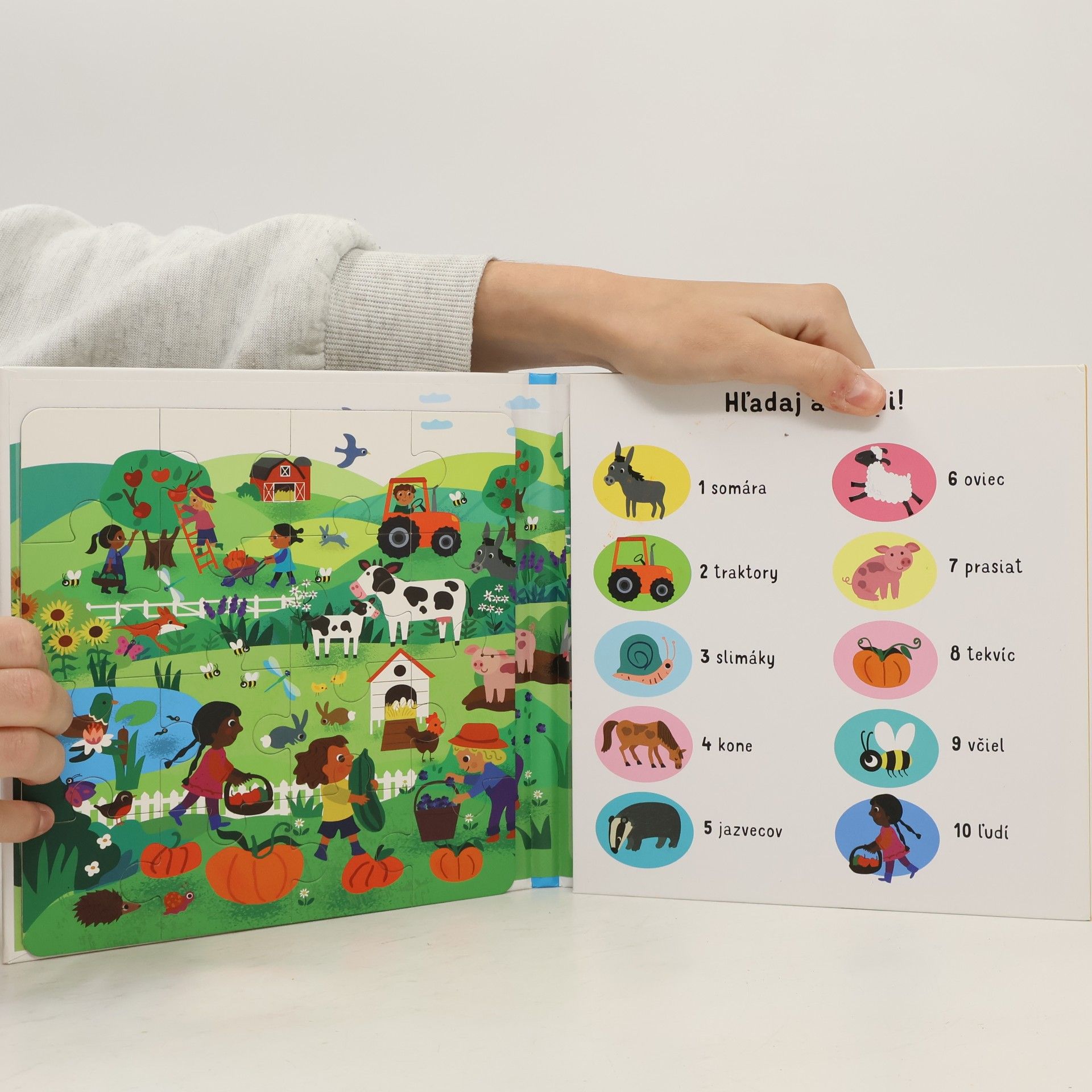 Amanda Enright Magnetické puzzle Farma