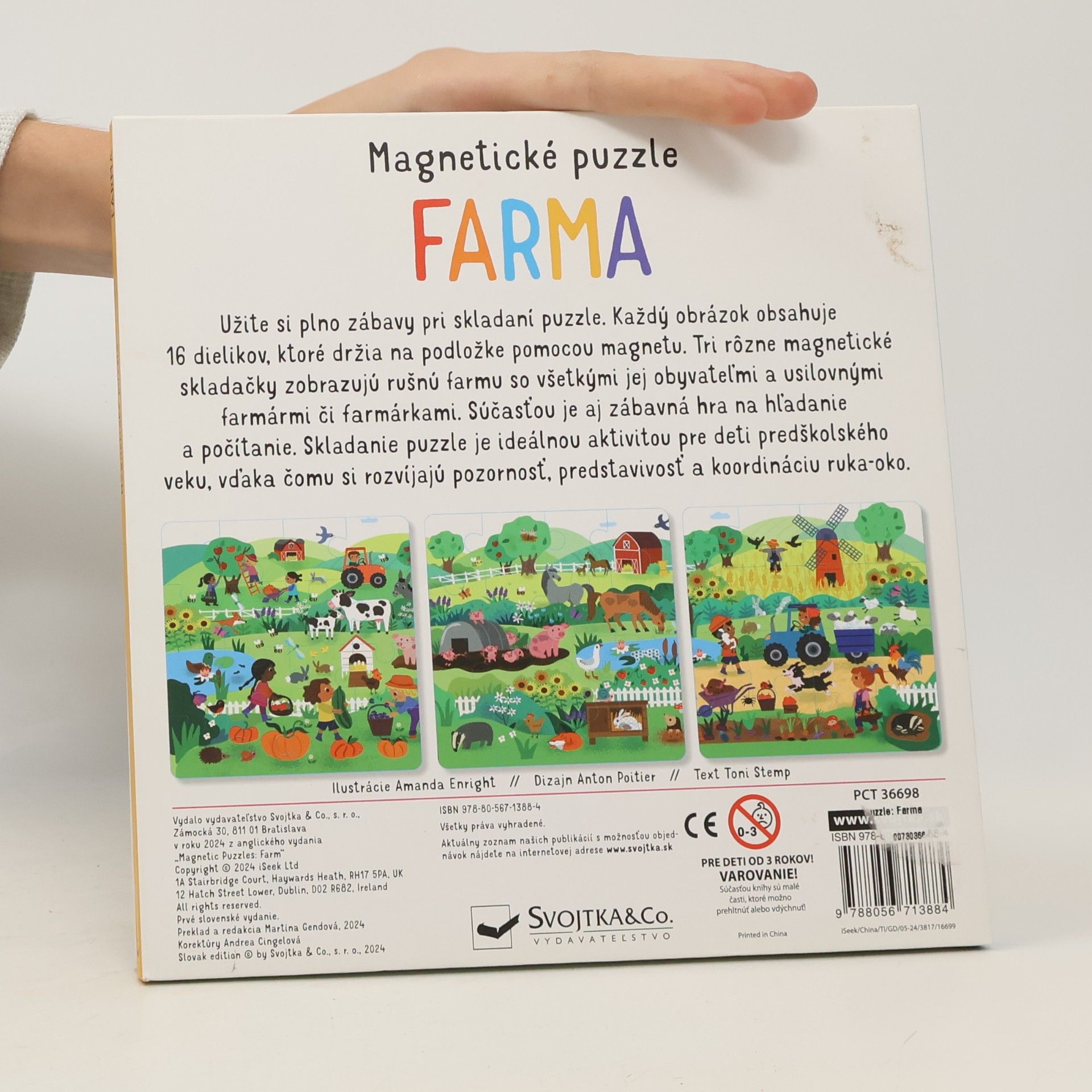 Amanda Enright Magnetické puzzle Farma