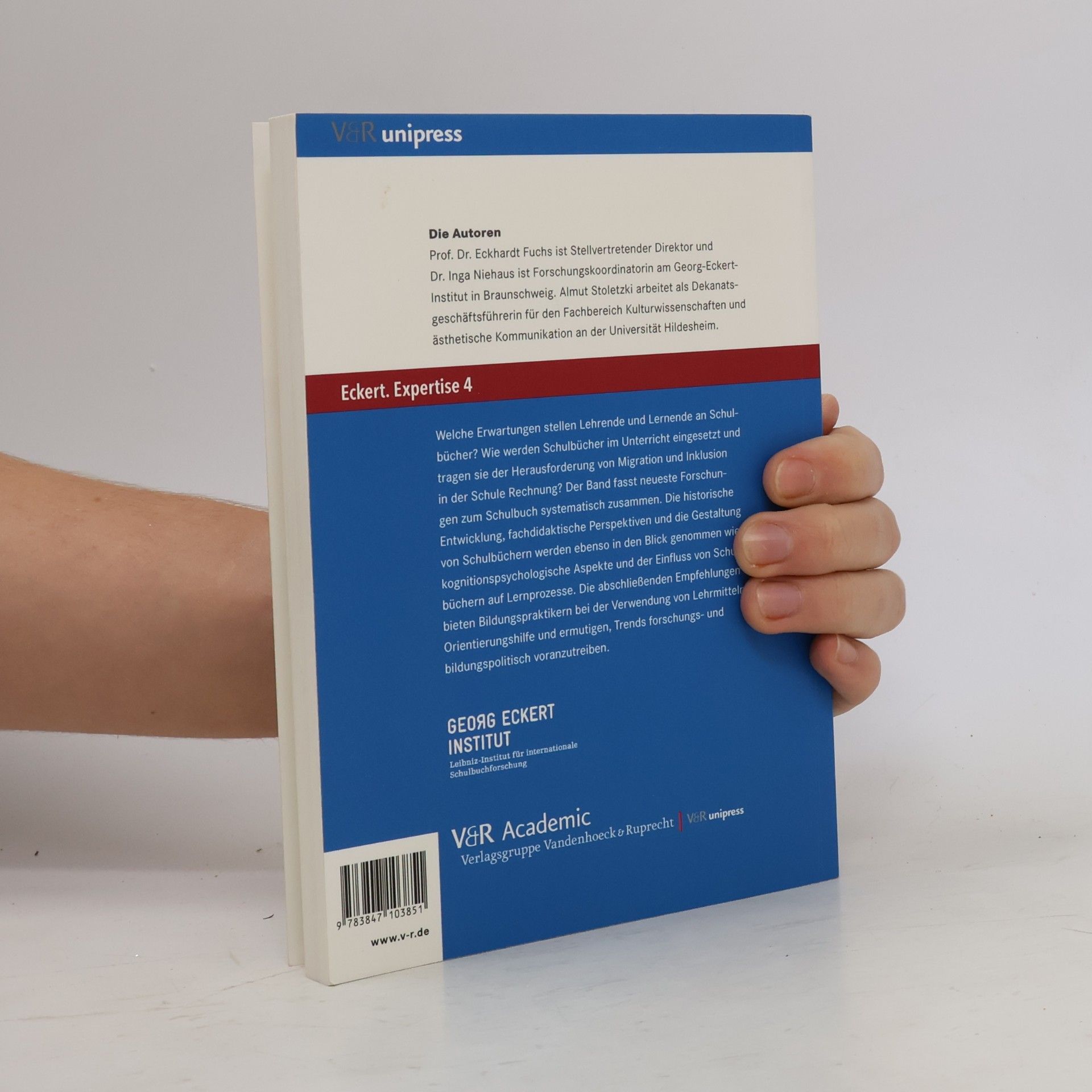 Eckhardt Fuchs Das Schulbuch in der Forschung