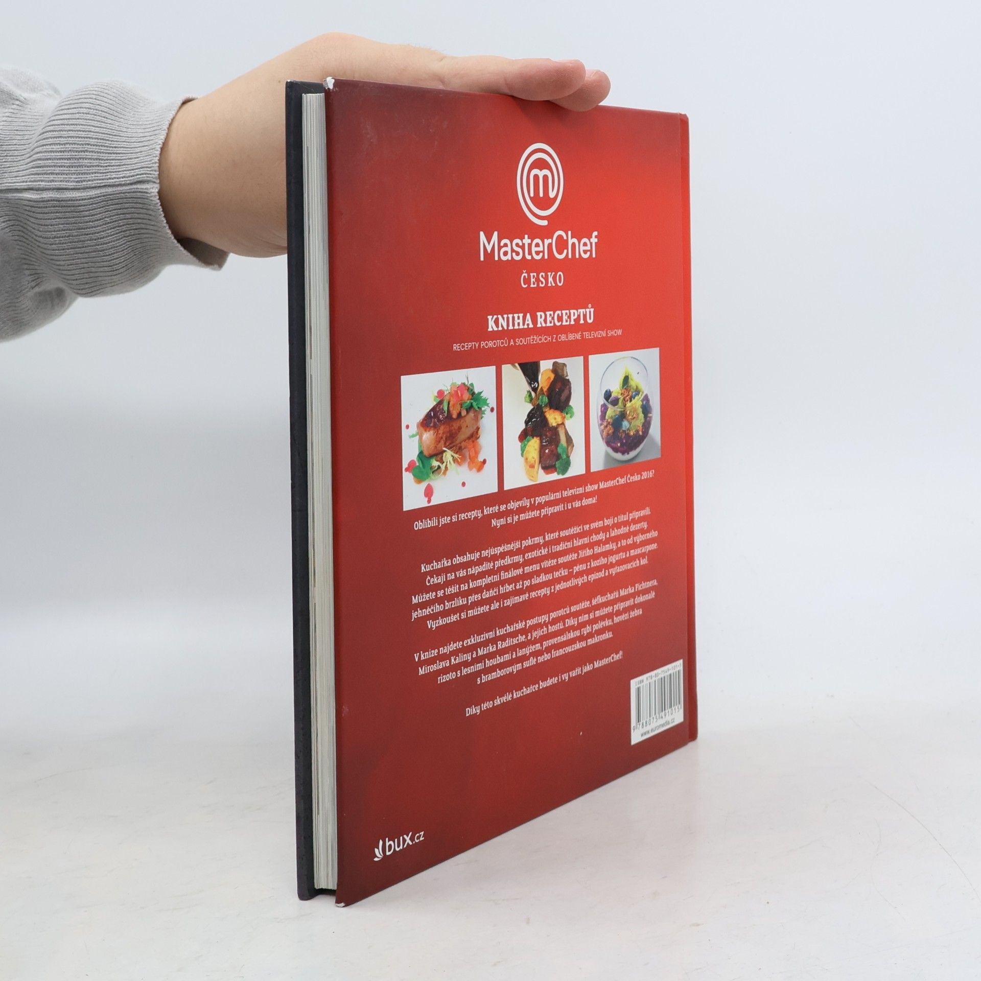 Collectif d'auteurs MasterChef Česko. Kniha receptů