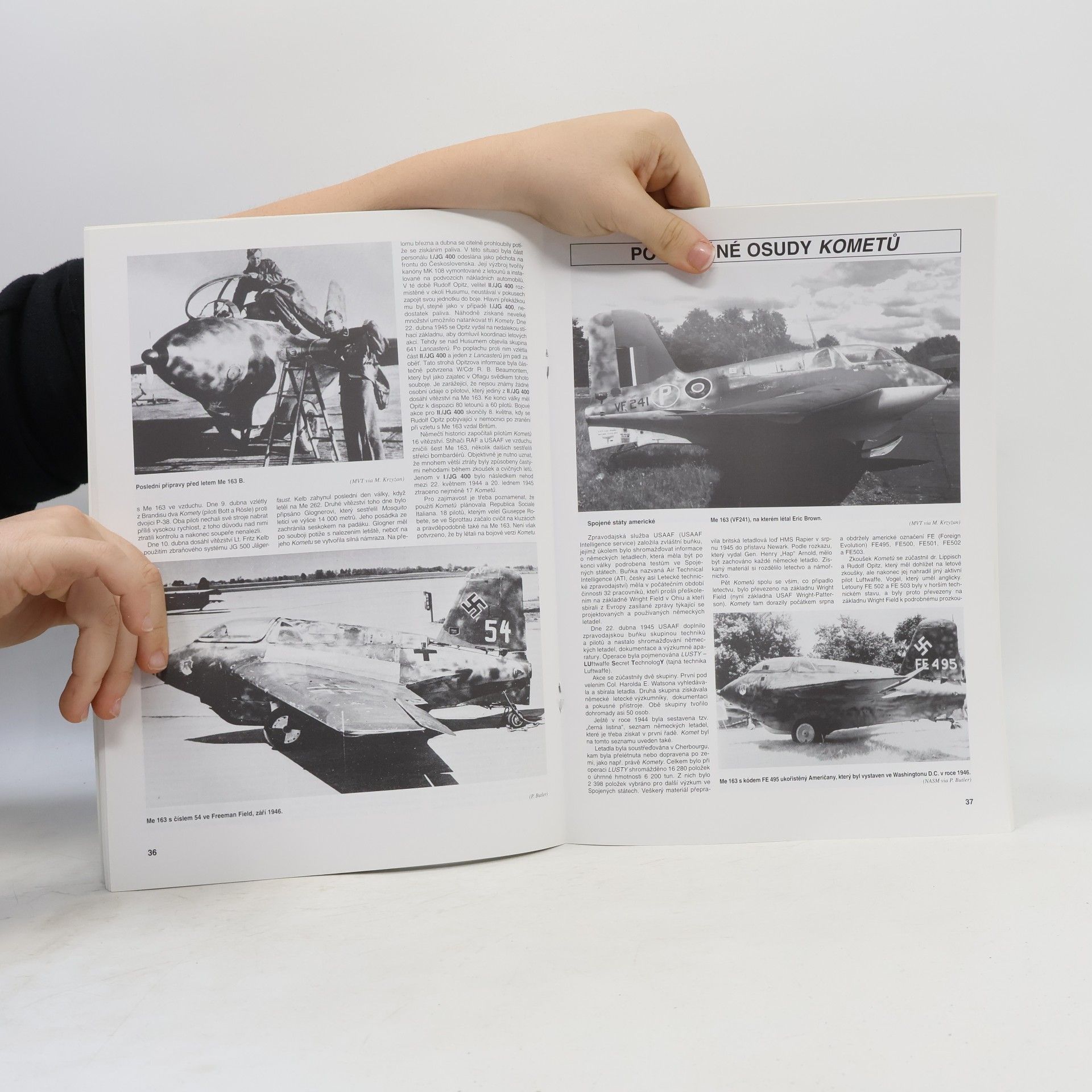 B. Belcarz Aircraft Monograph - 7: Messerschmitt Me 163 Komet
