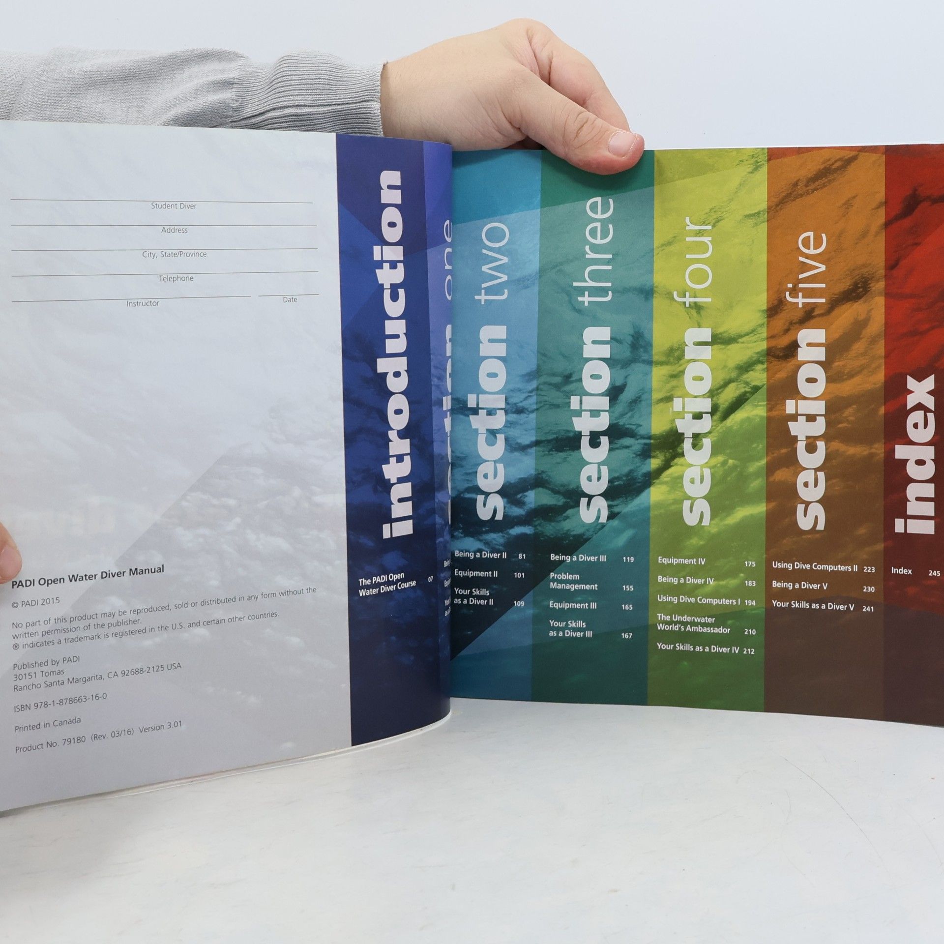 Various authors PADI Open Water Diver Manual