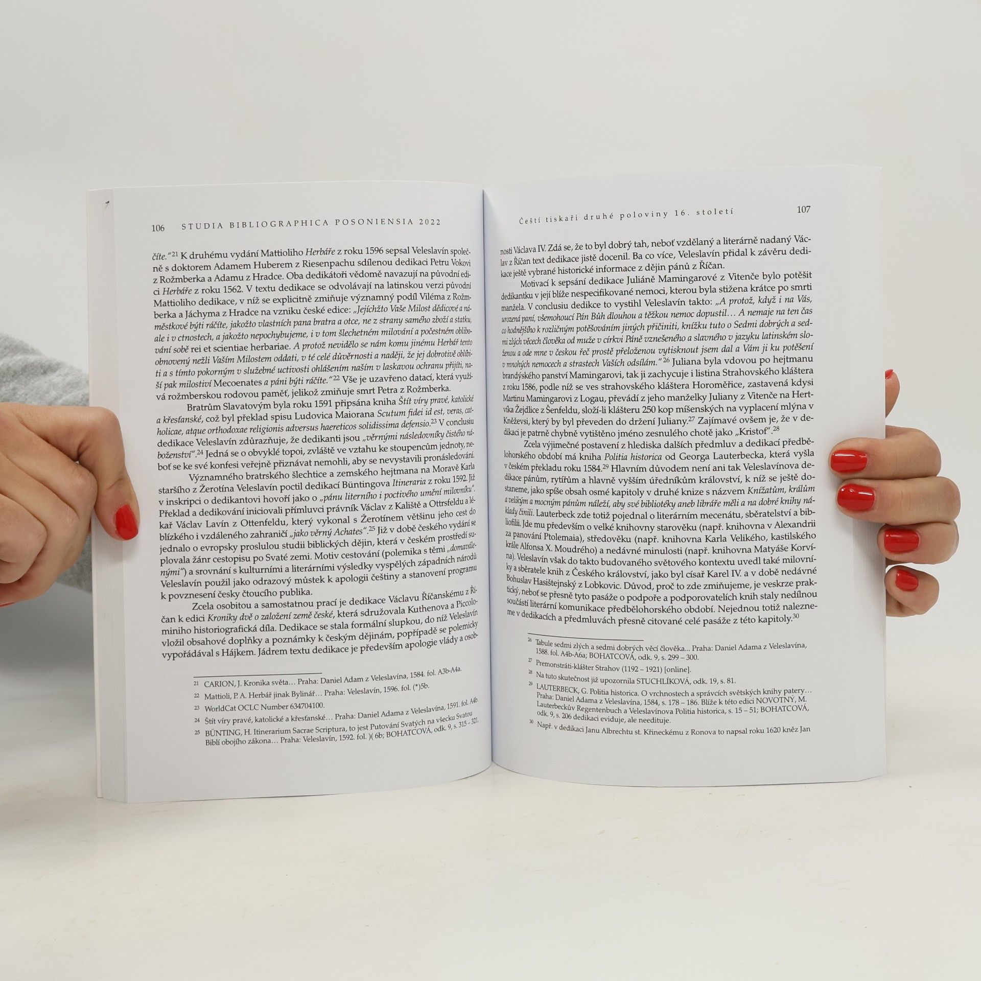 Miriam Ambrúžová Poriezová Studia Bibliographica Posoniensia 2022