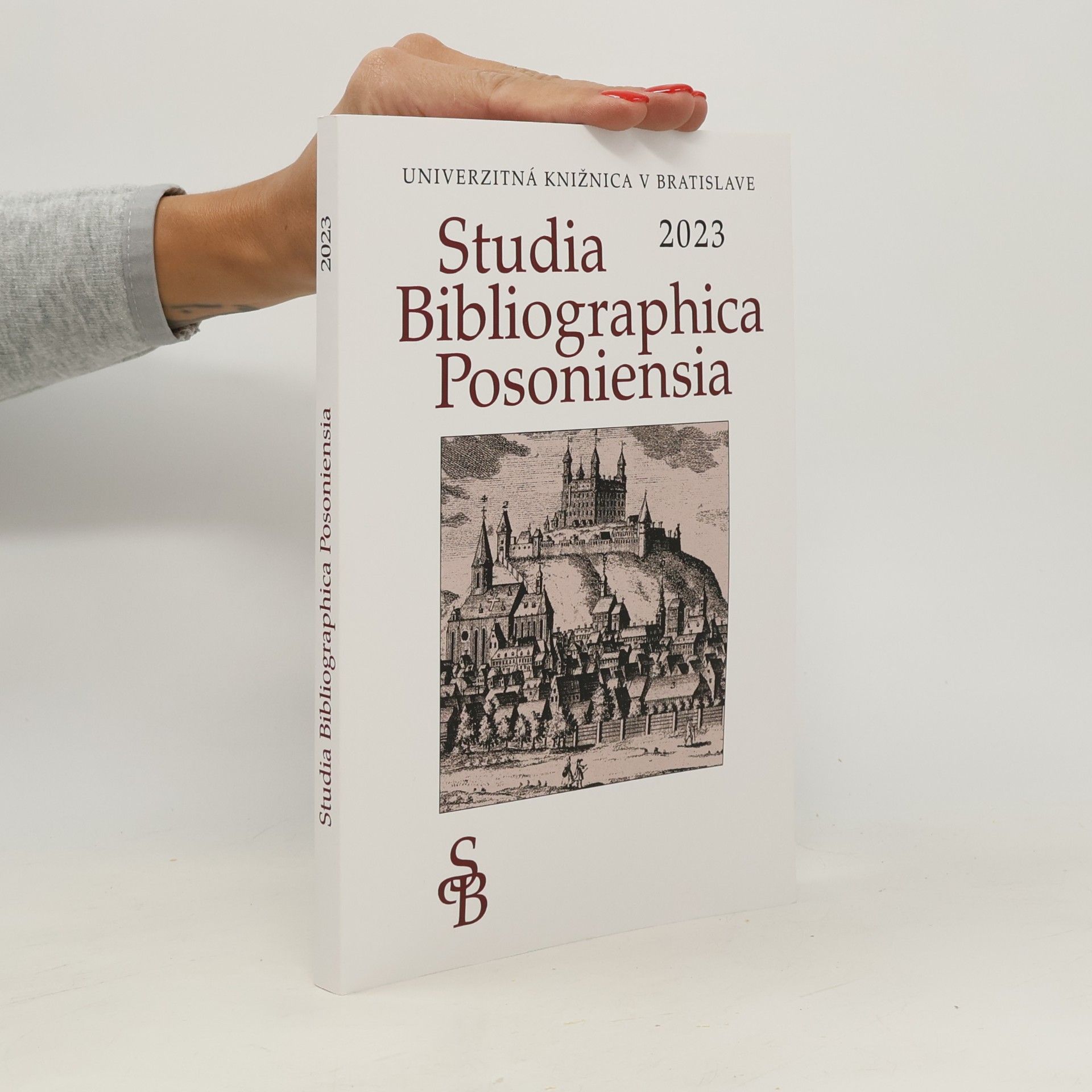 Miriam Ambrúžová Poriezová Studia Bibliographica Posoniensia 2023