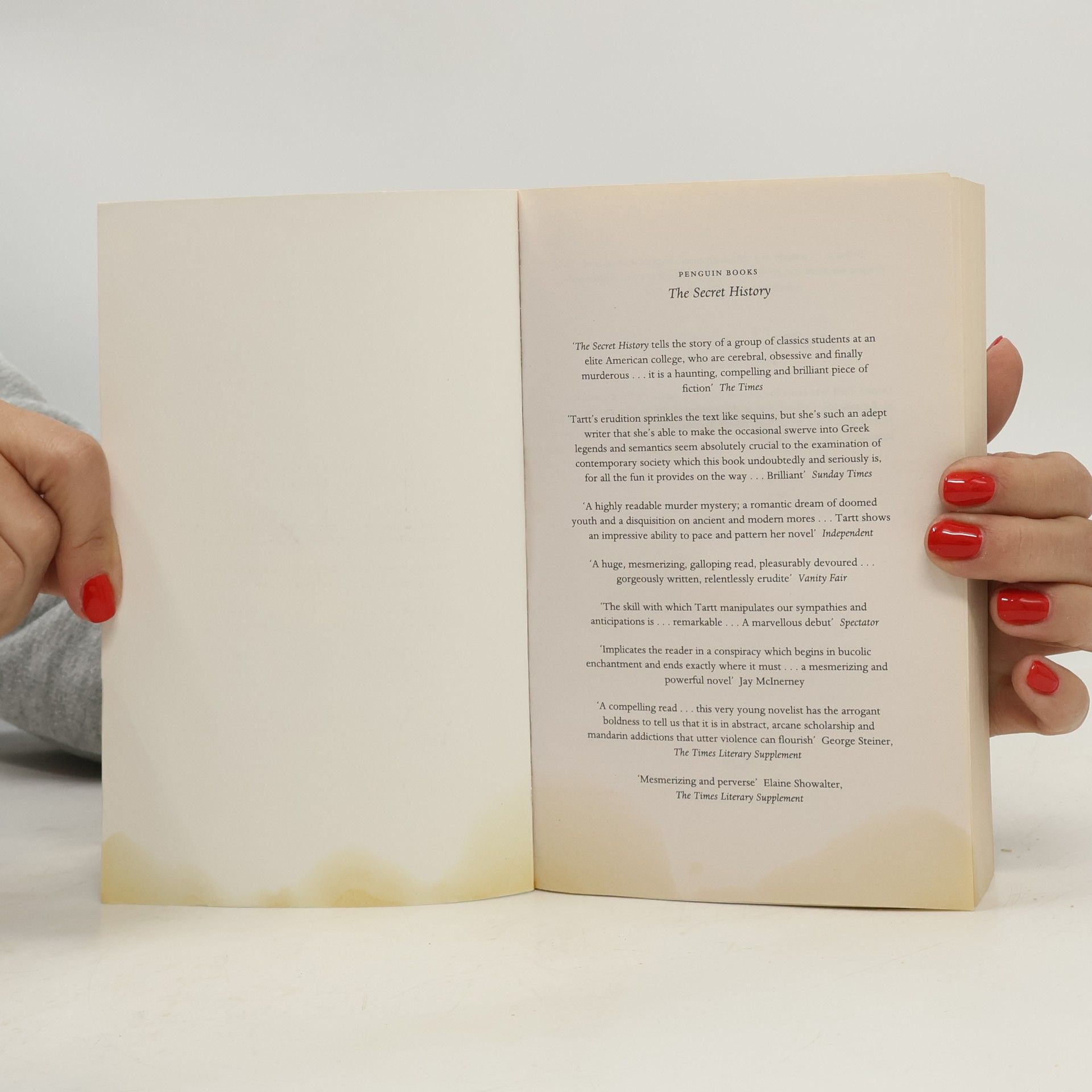 Donna Tartt The Secret History