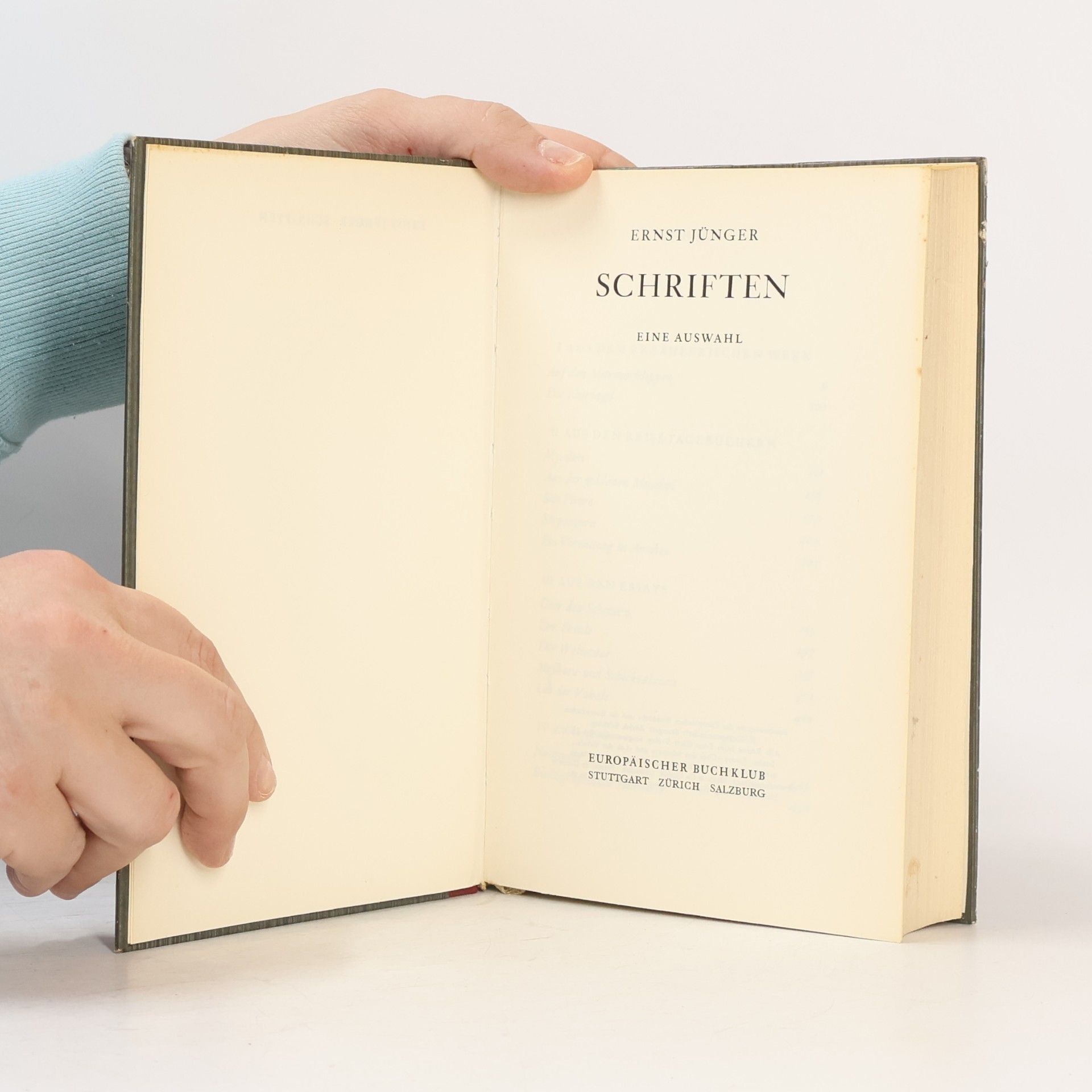 Ernst Jünger Schriften
