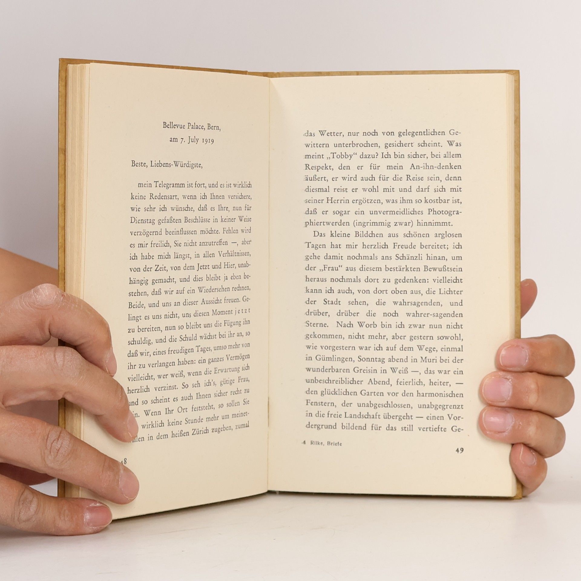 Rainer Maria Rilke Briefe an eine Reisegefährtin
