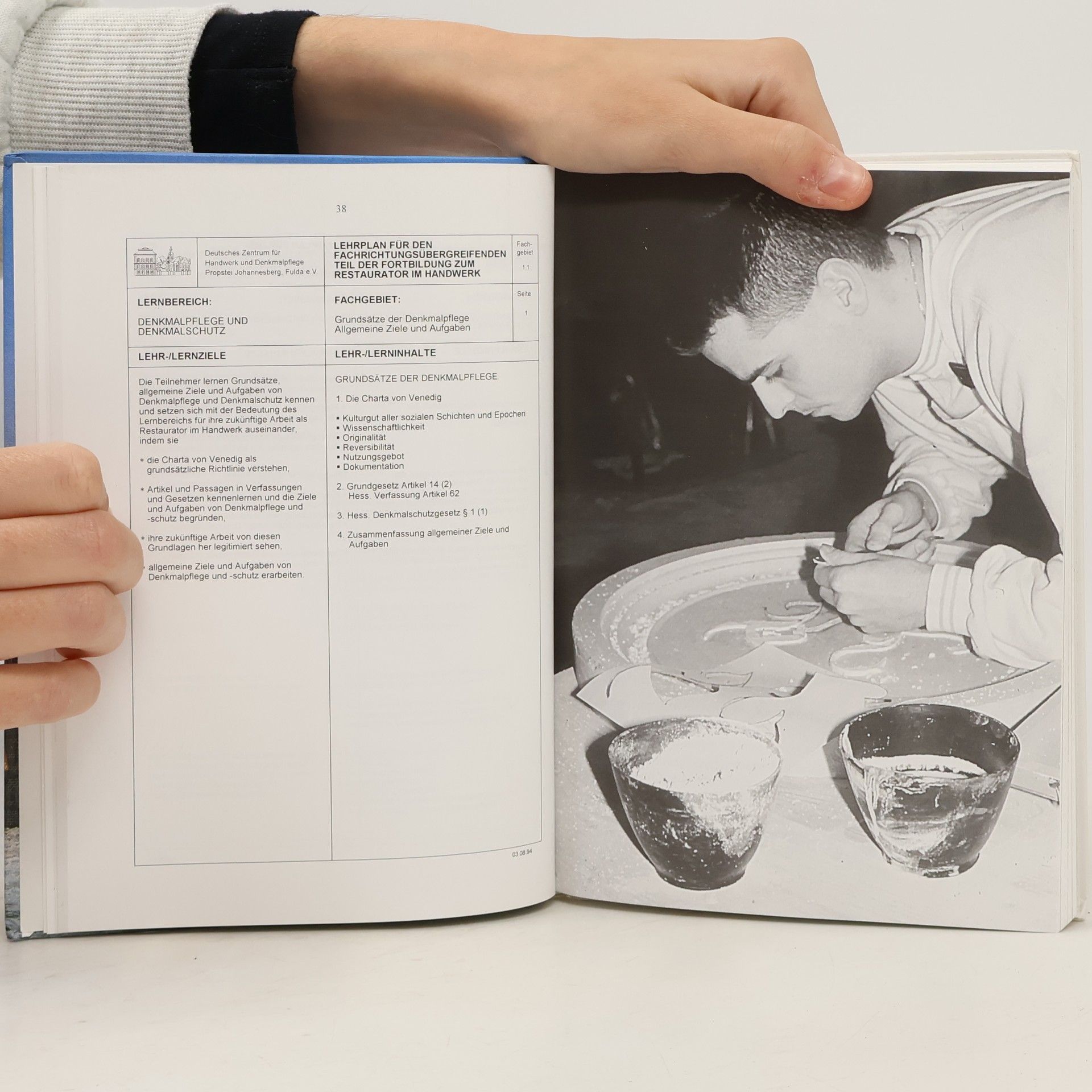 Manfred Gerner Restaurator im Handwerk