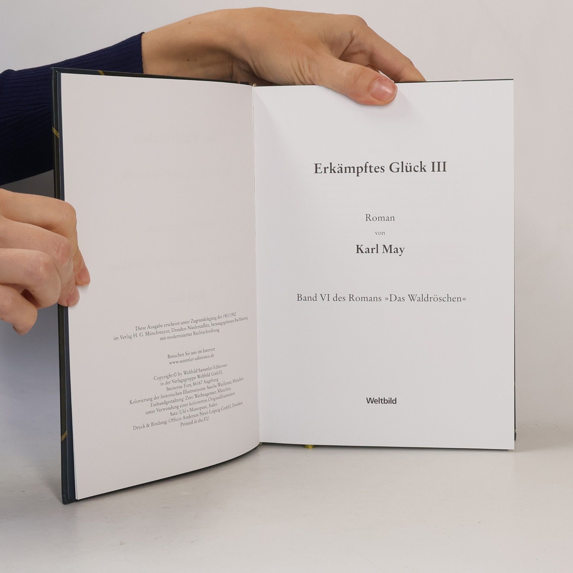 Karl May Das Waldröschen. Erkämpftes Glück III.