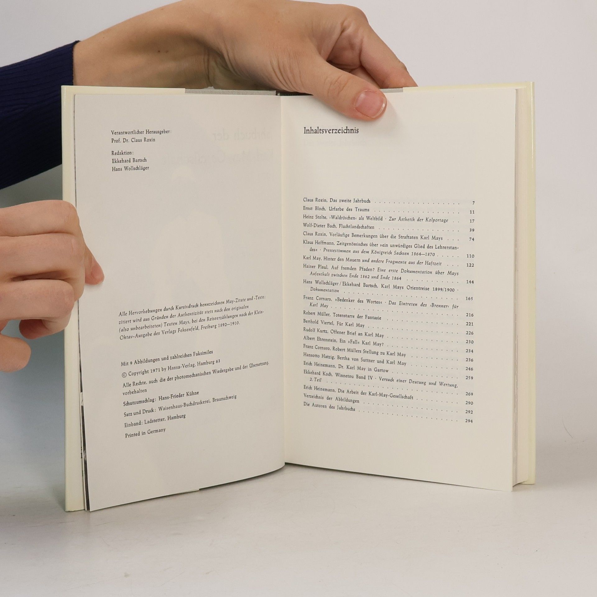 Autorenkollektiv Jahrbuch der Karl May Gesellschaft 1971