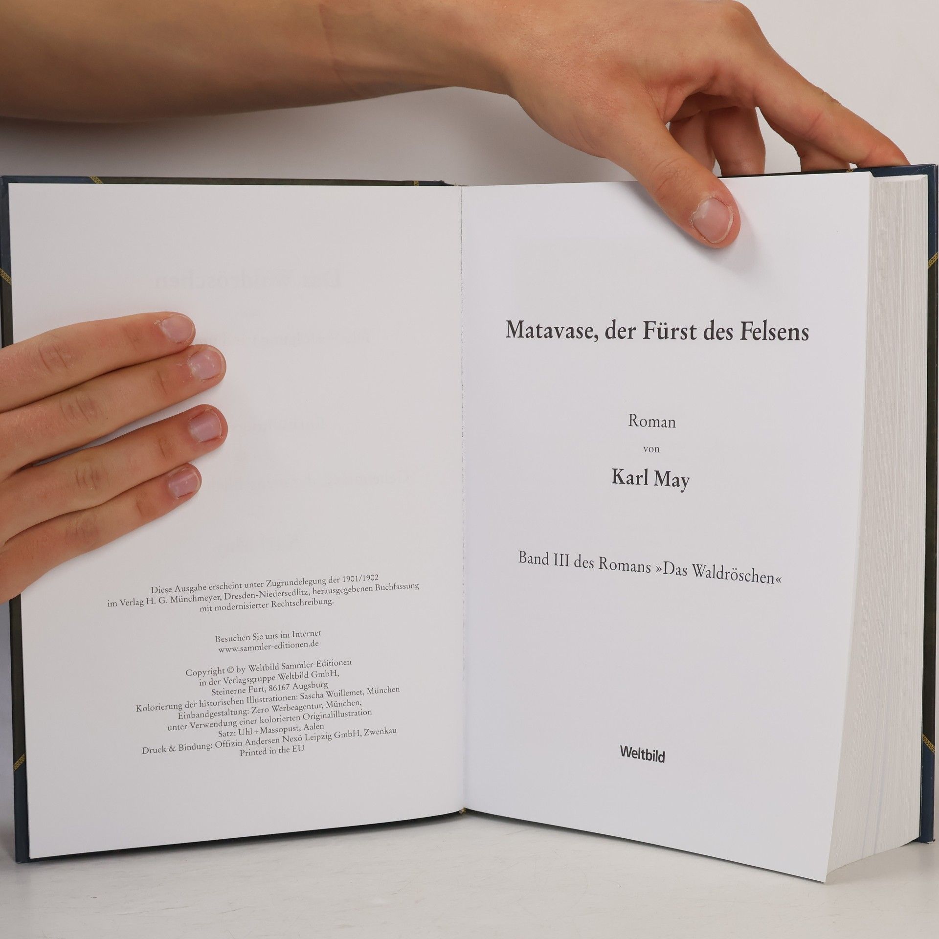 Karl May Das Waldröschen. Matavase, der Fürst des Felsens