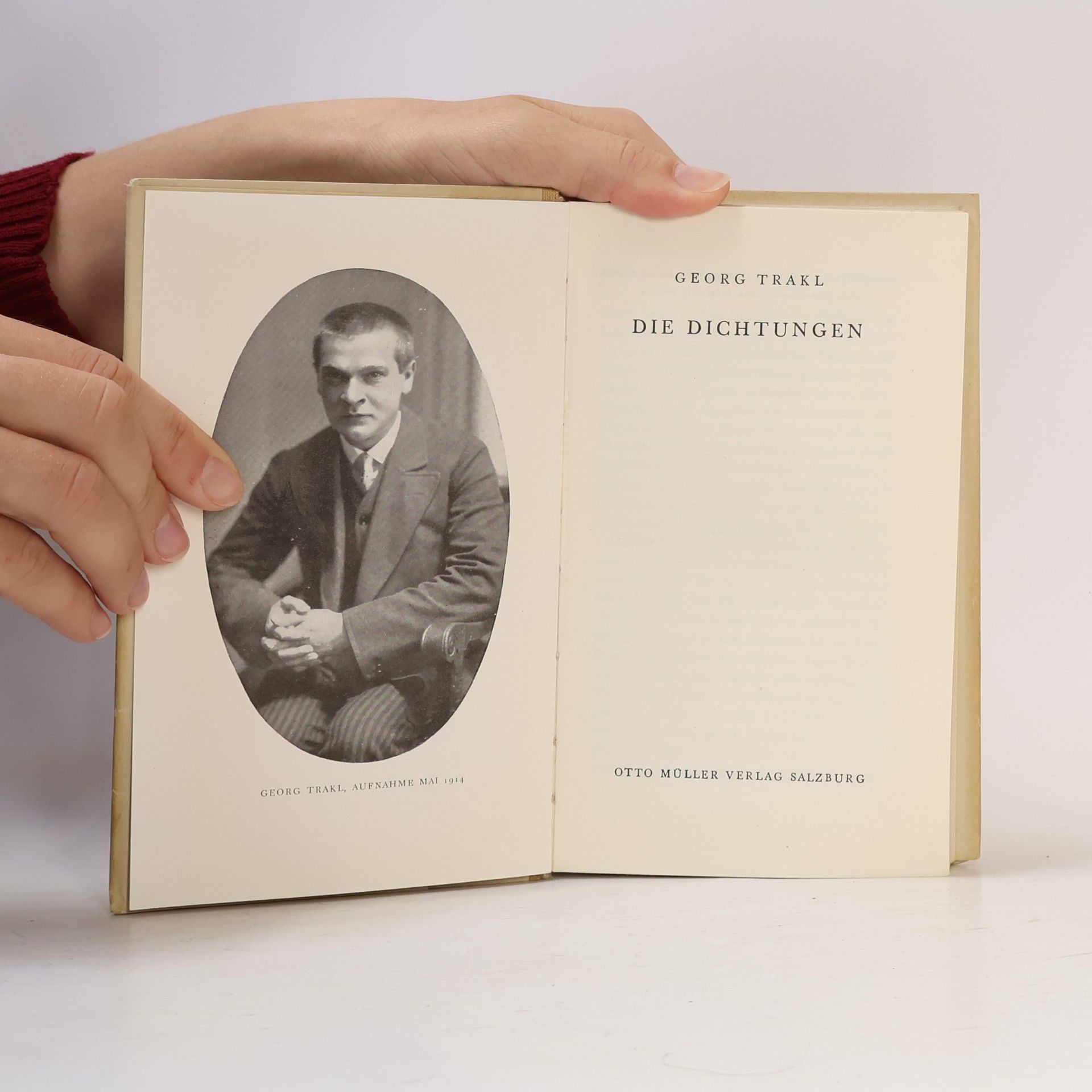 Georg Trakl Die Dichtungen