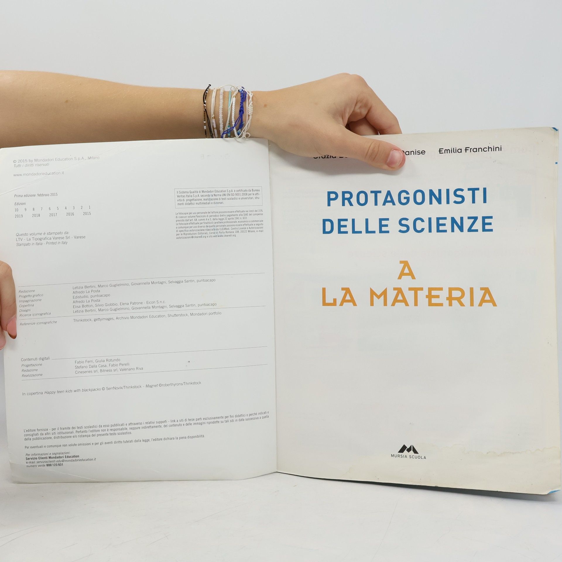 Maria Grazia Bertini Protagonisti delle SCIENZE