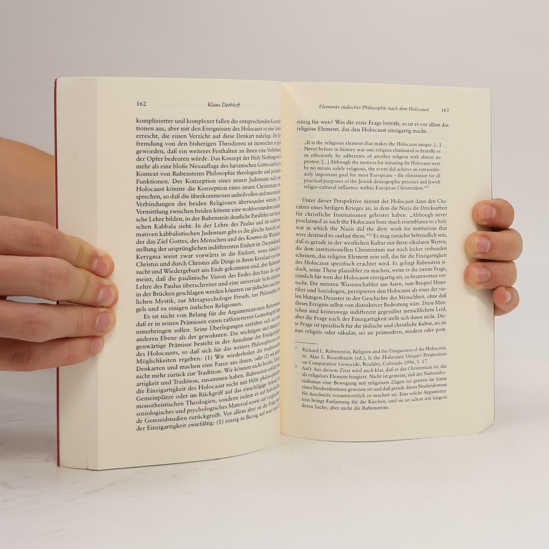Klaus Dethloff Religion, Moderne, Postmoderne
