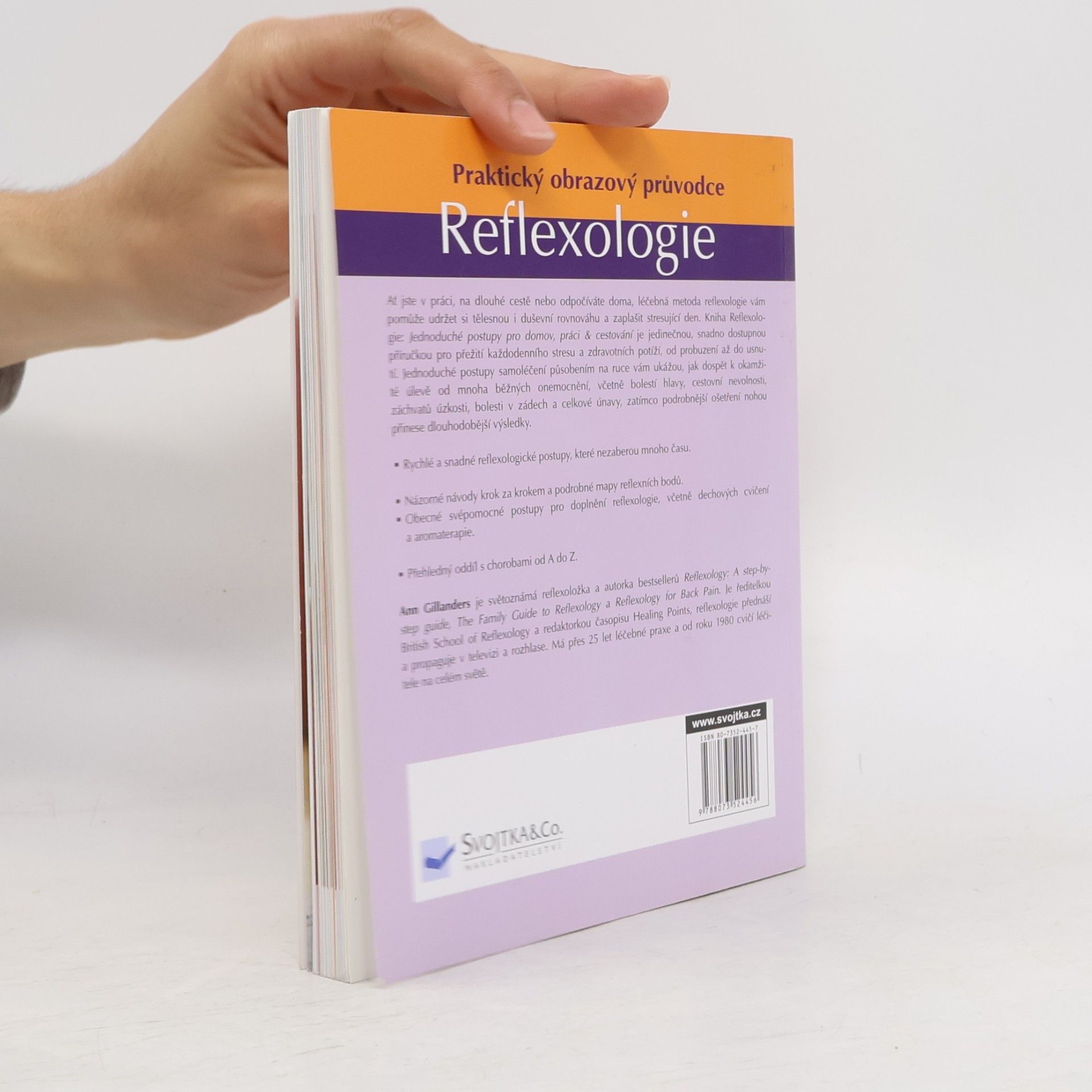Ann Gillanders Reflexologie. Praktický obrazový průvodce