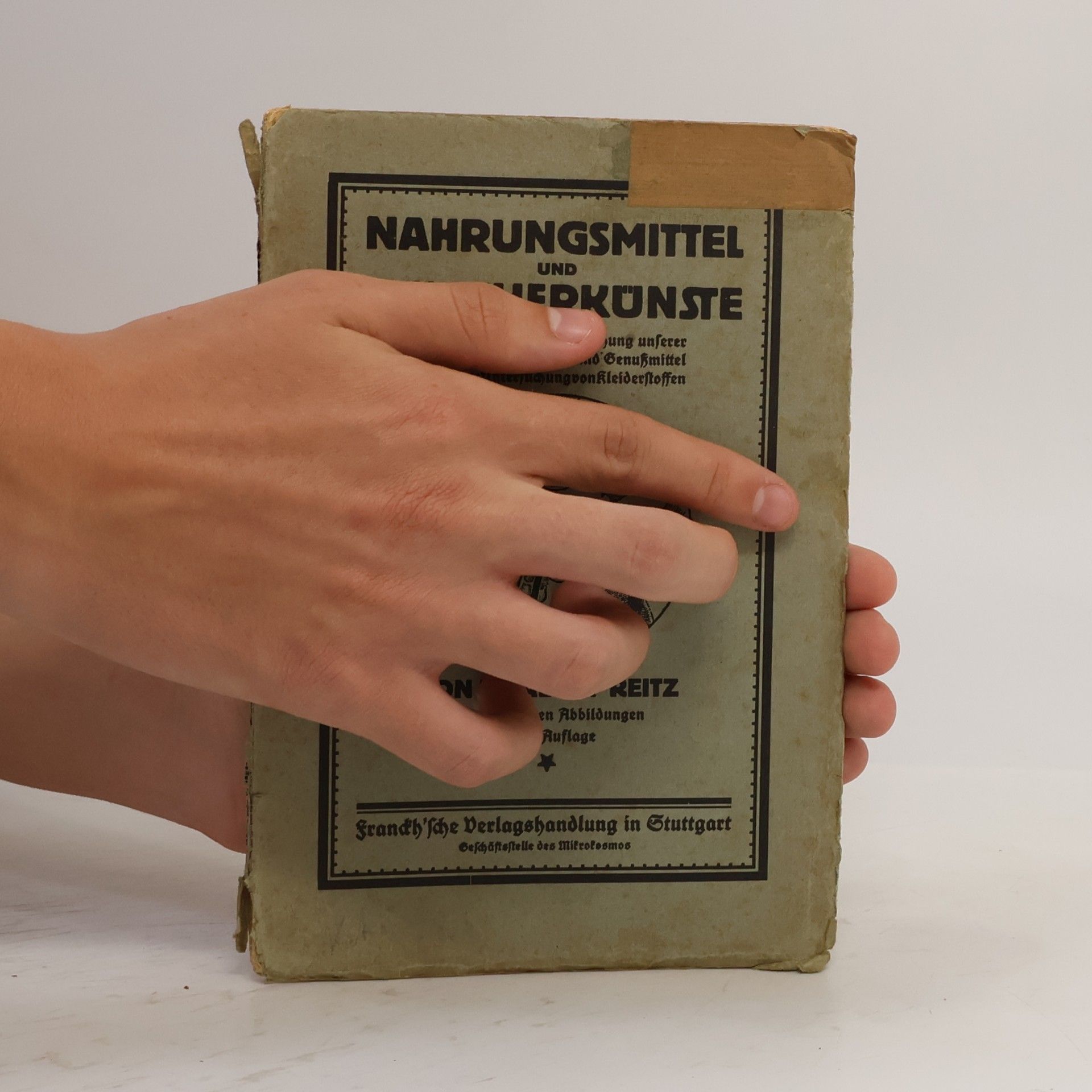 Dr. Adolf Reitz Nahrungsmittel und Fälscherkünste