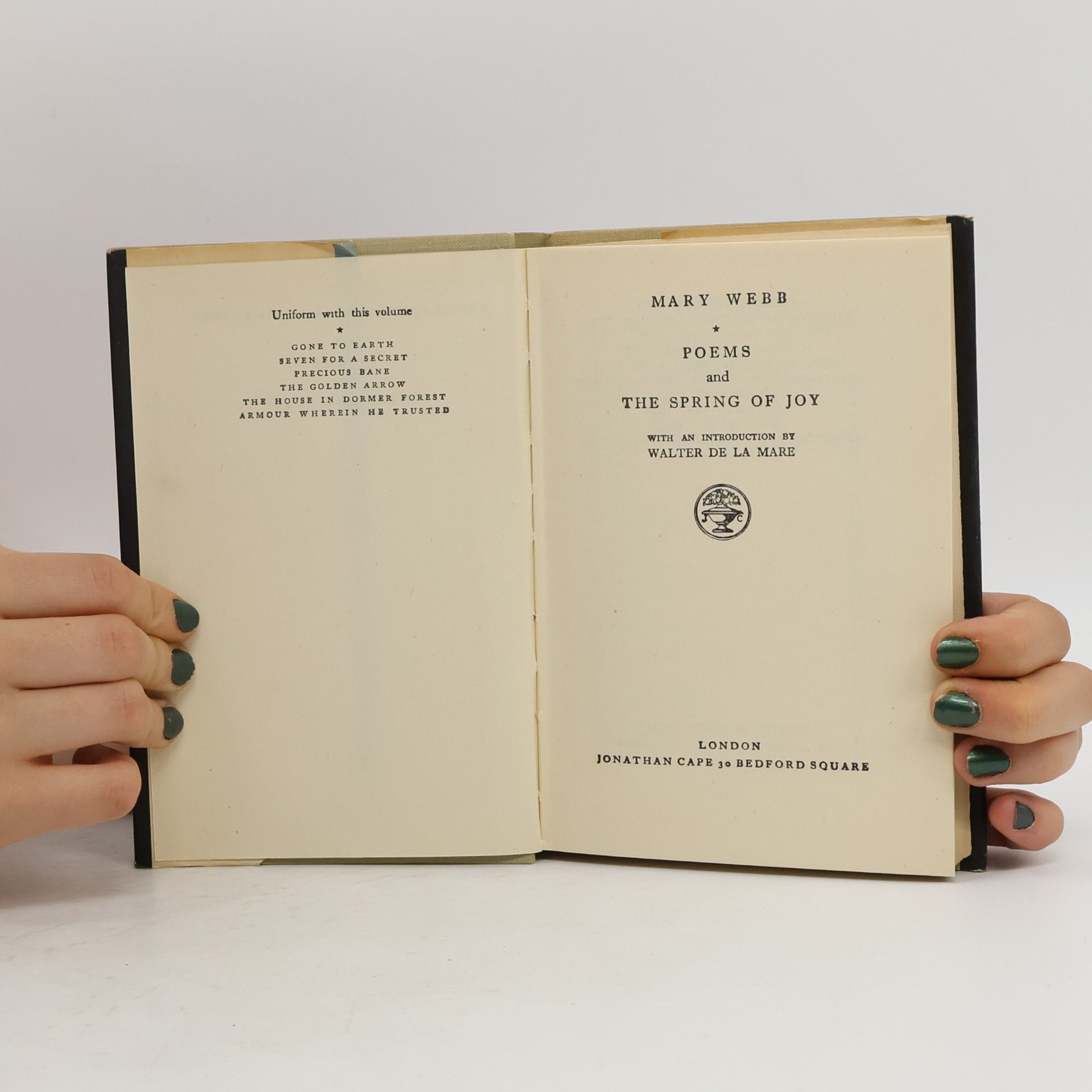 Mary Webb Poems and the Spring of Joy