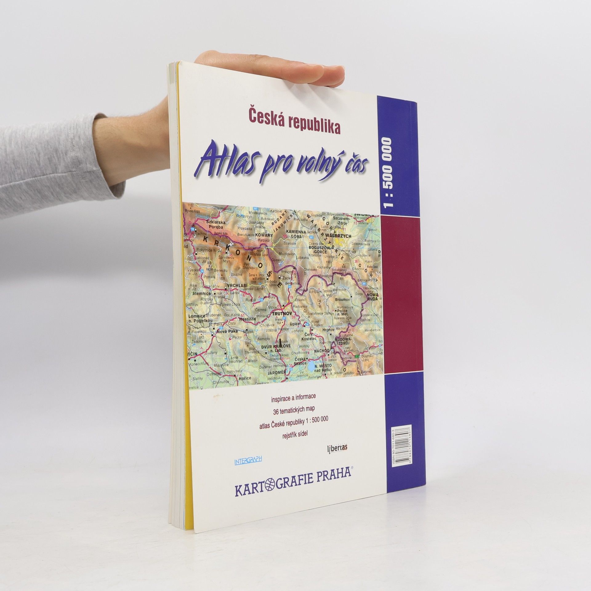 Auteurscollectief Česká republika atlas pro volný čas 1:500 000