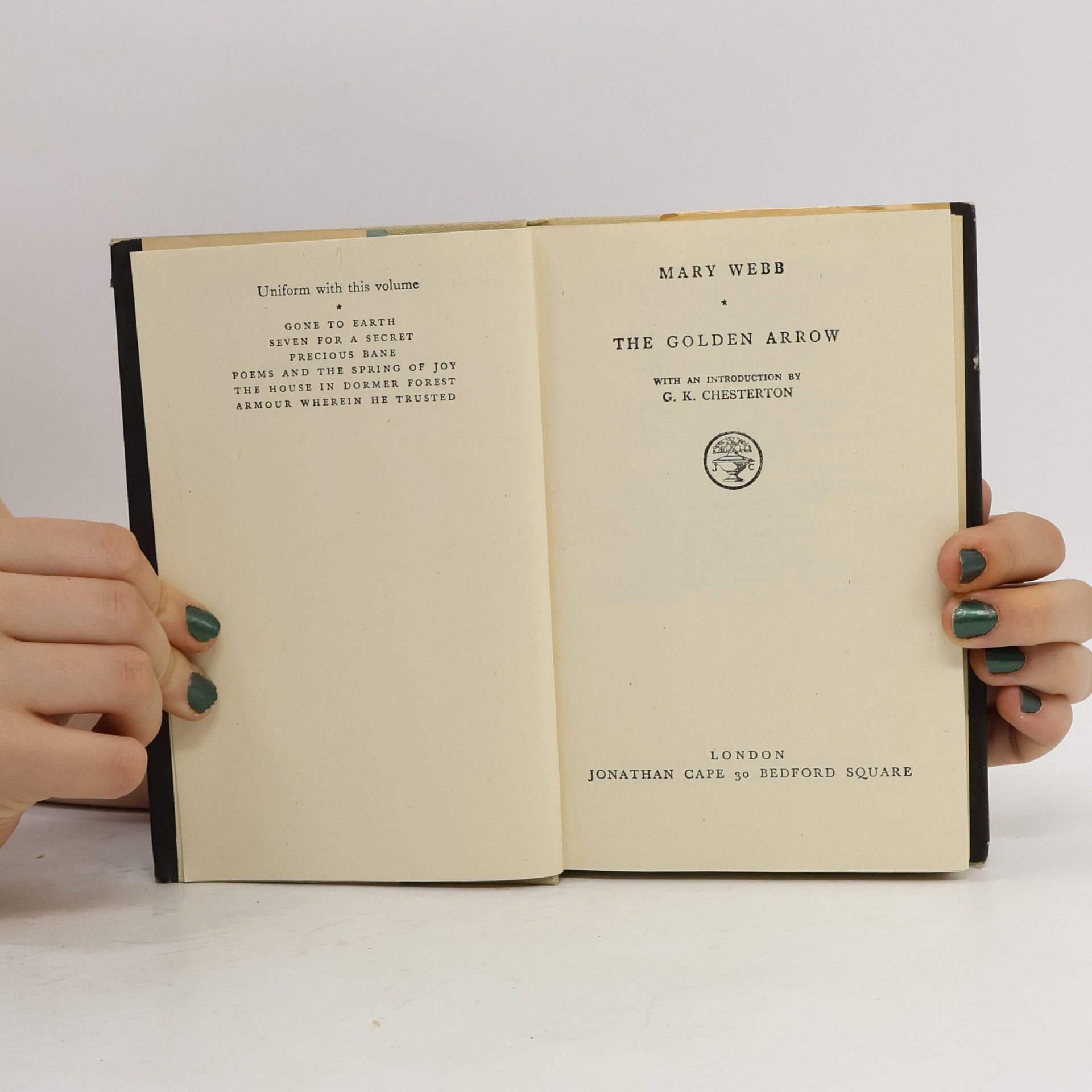 Mary Webb The Golden Arrow