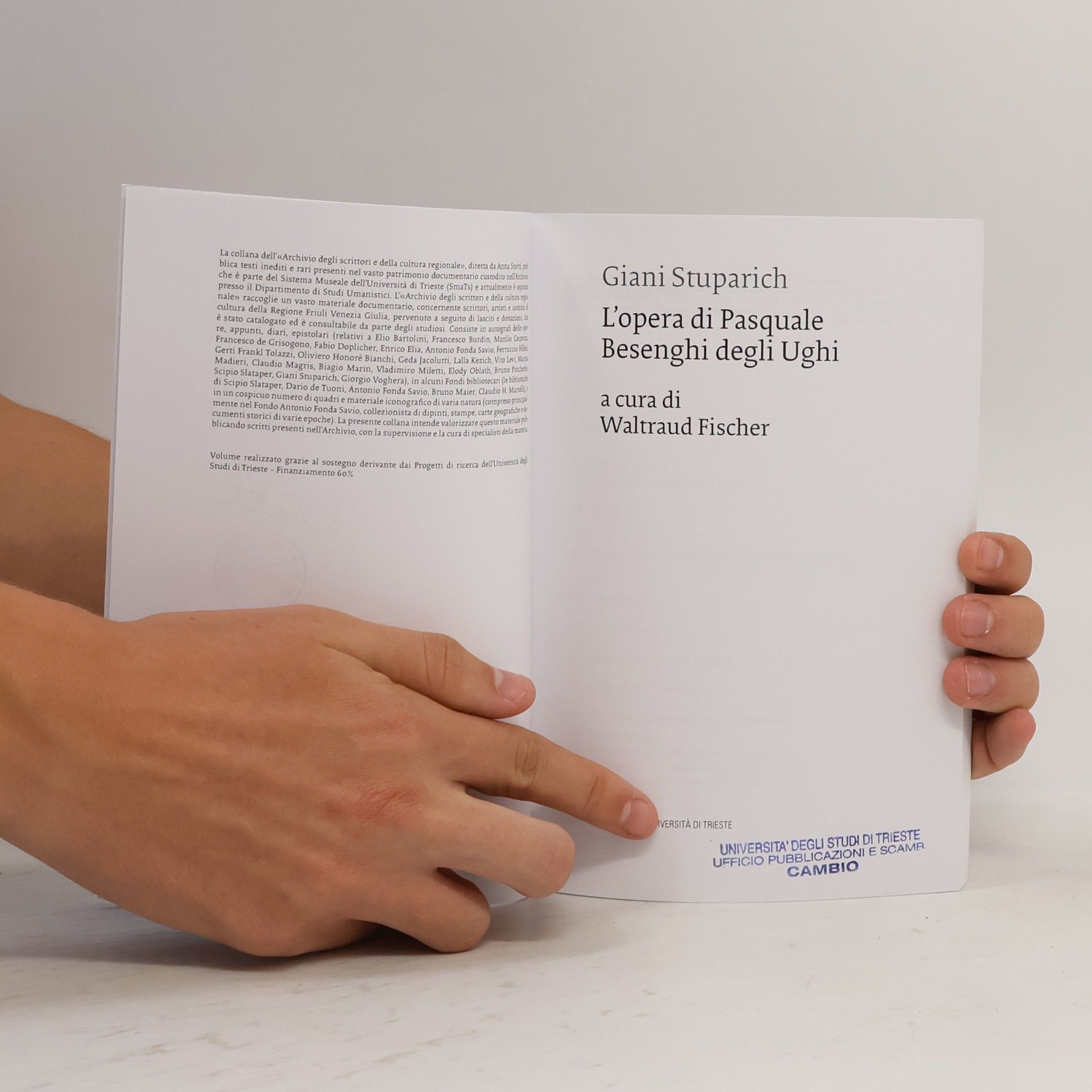 Giani Stuparich L'opera di Pasquale Besenghi degli Ughi 6