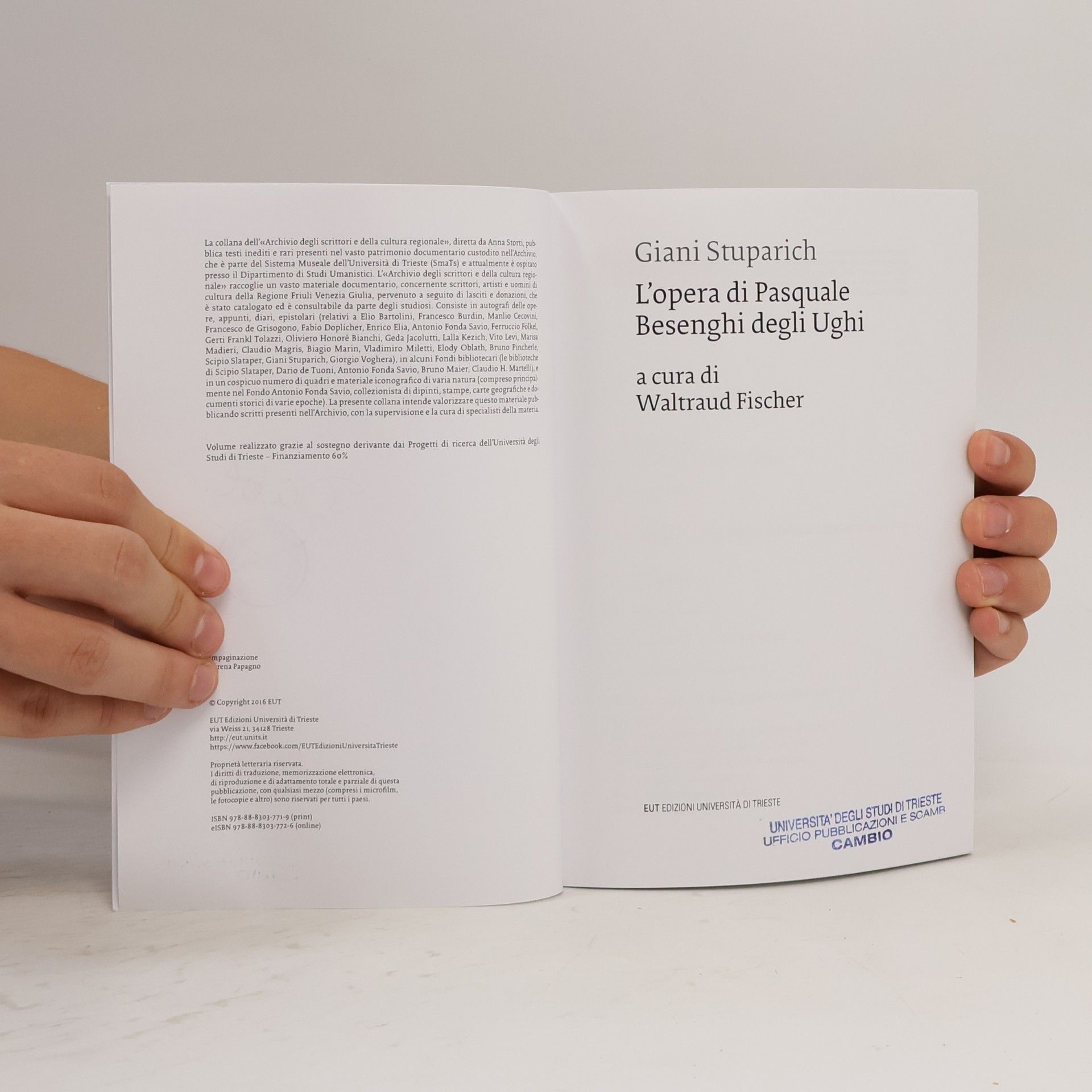Giani Stuparich L'opera di Pasquale Besenghi degli Ughi 6