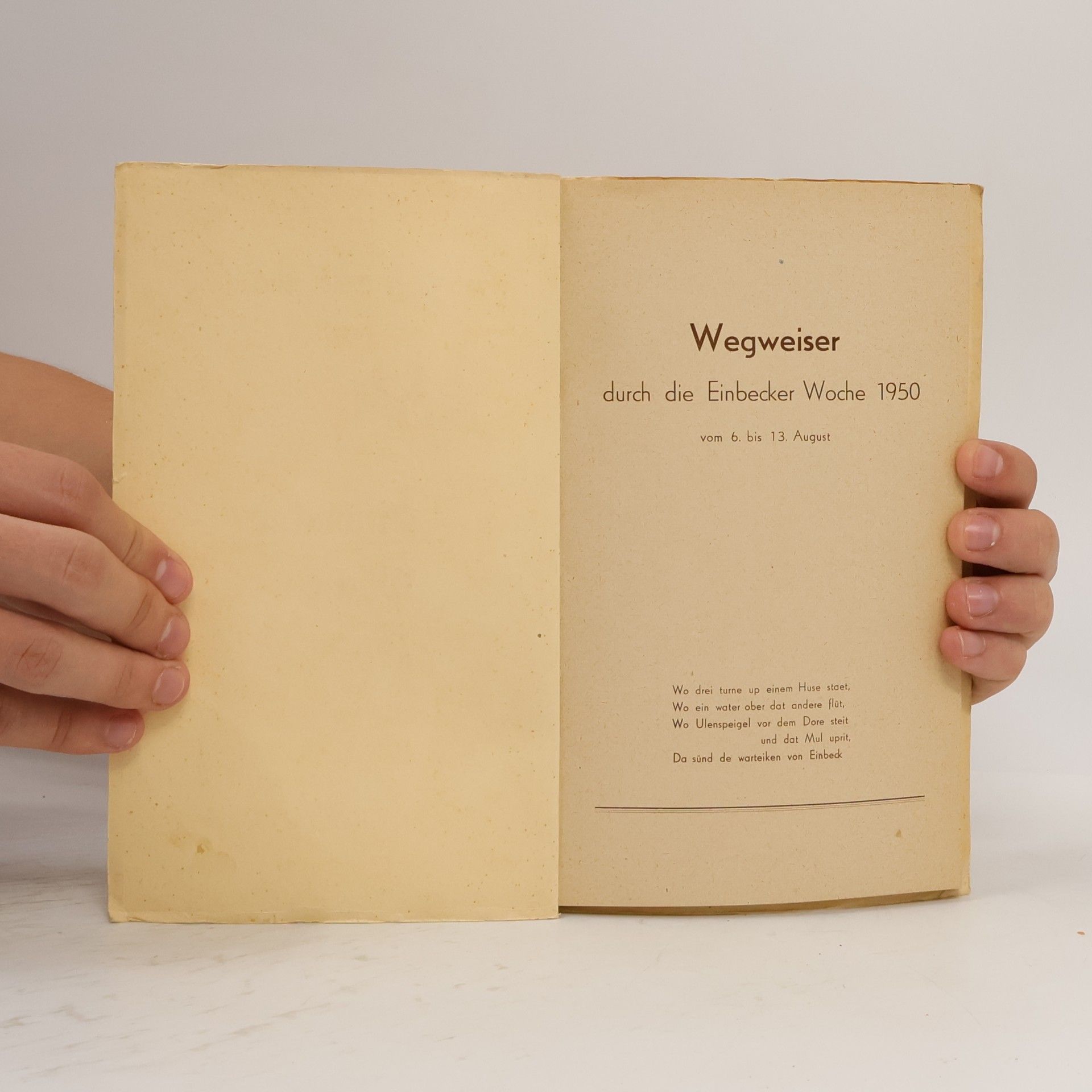 kolektiv Einbecker Woche 1950