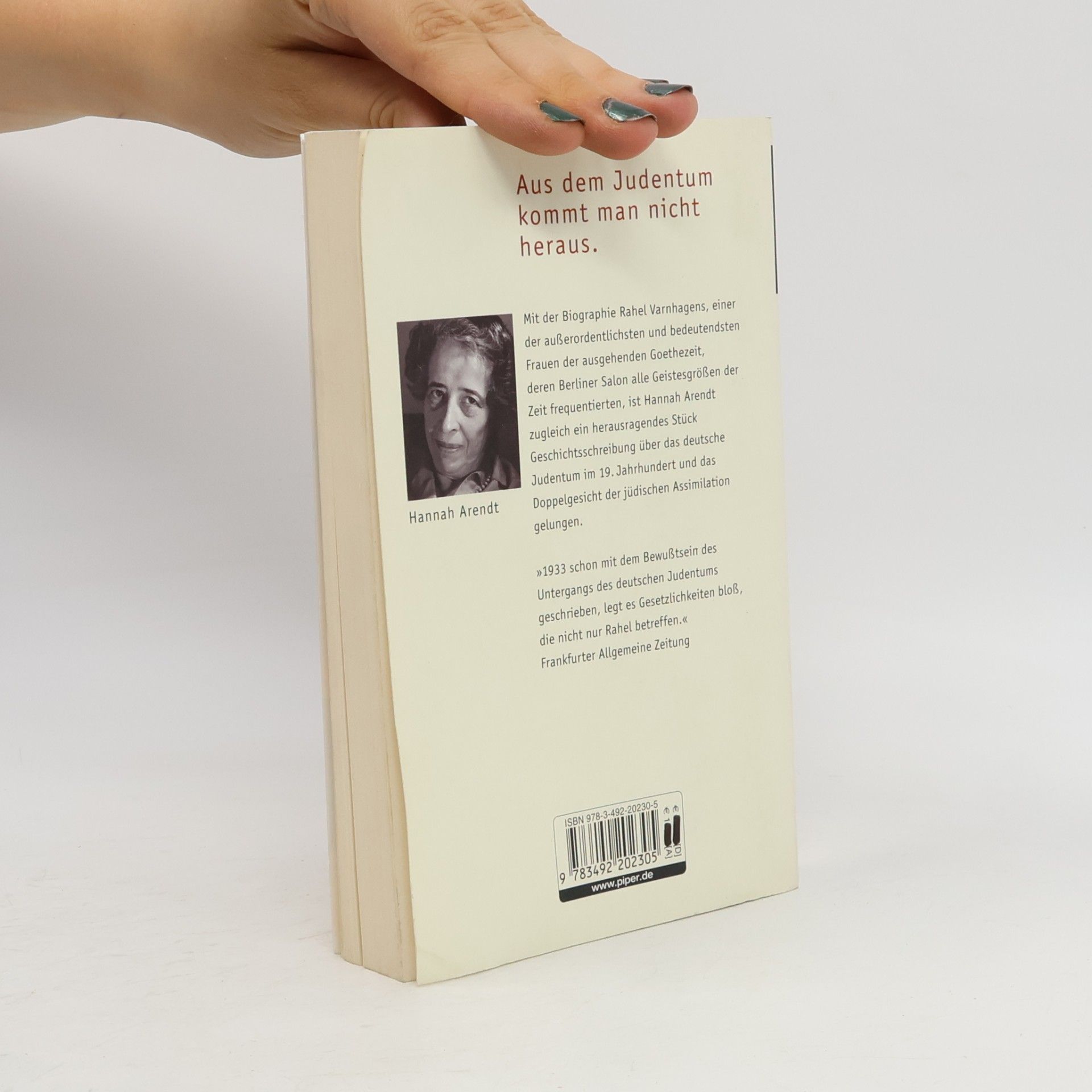 Hannah Arendt Rahel Varnhagen
