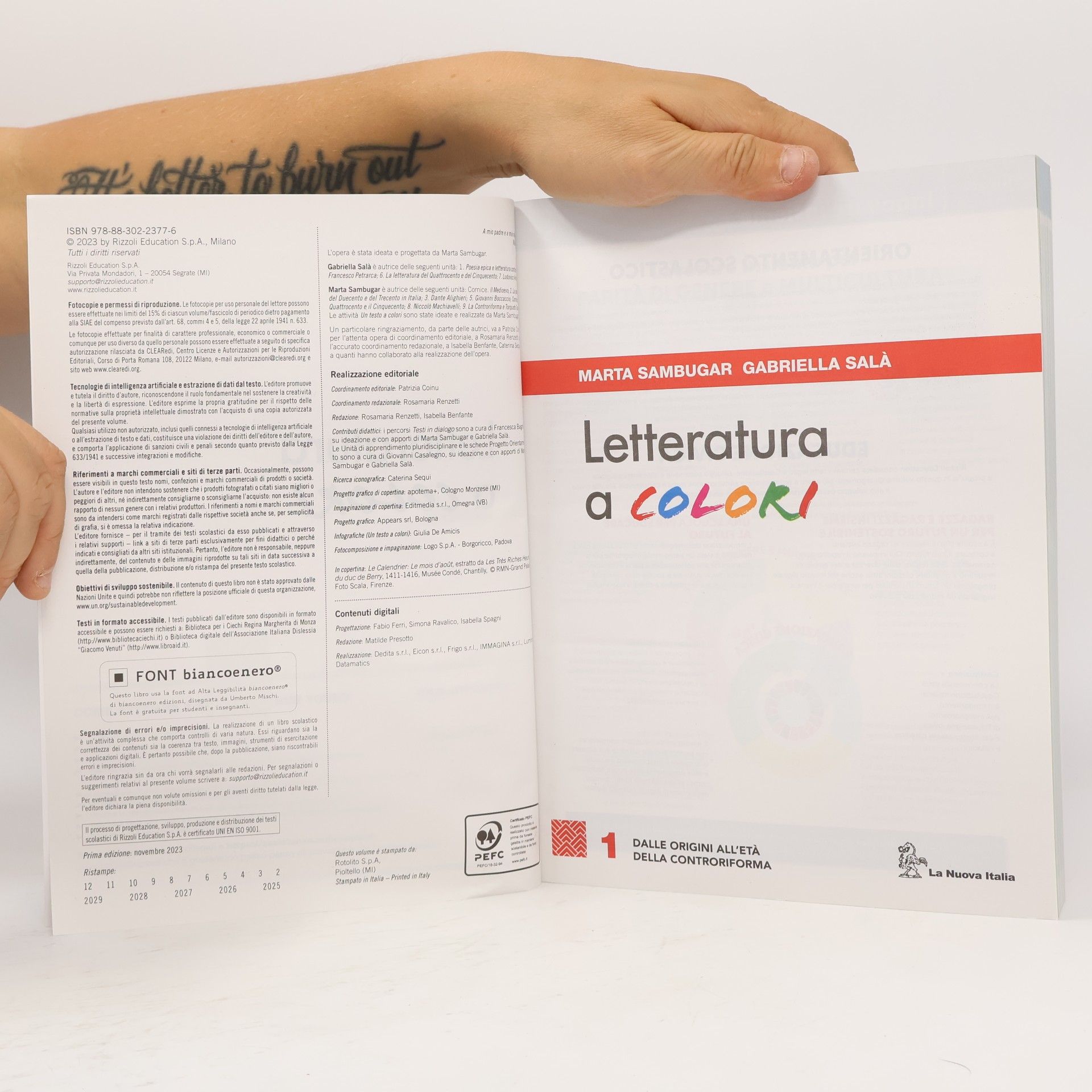 Marta Sambugar Letteratura a Colori 1