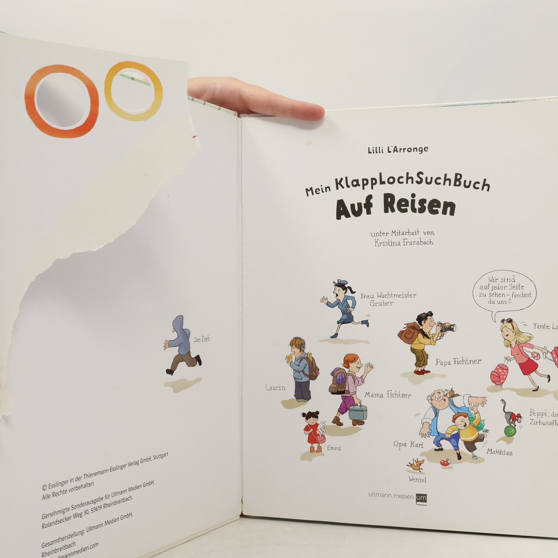 Lilli L. Arronge Mein KlappLochSuchBuch. Auf Reisen