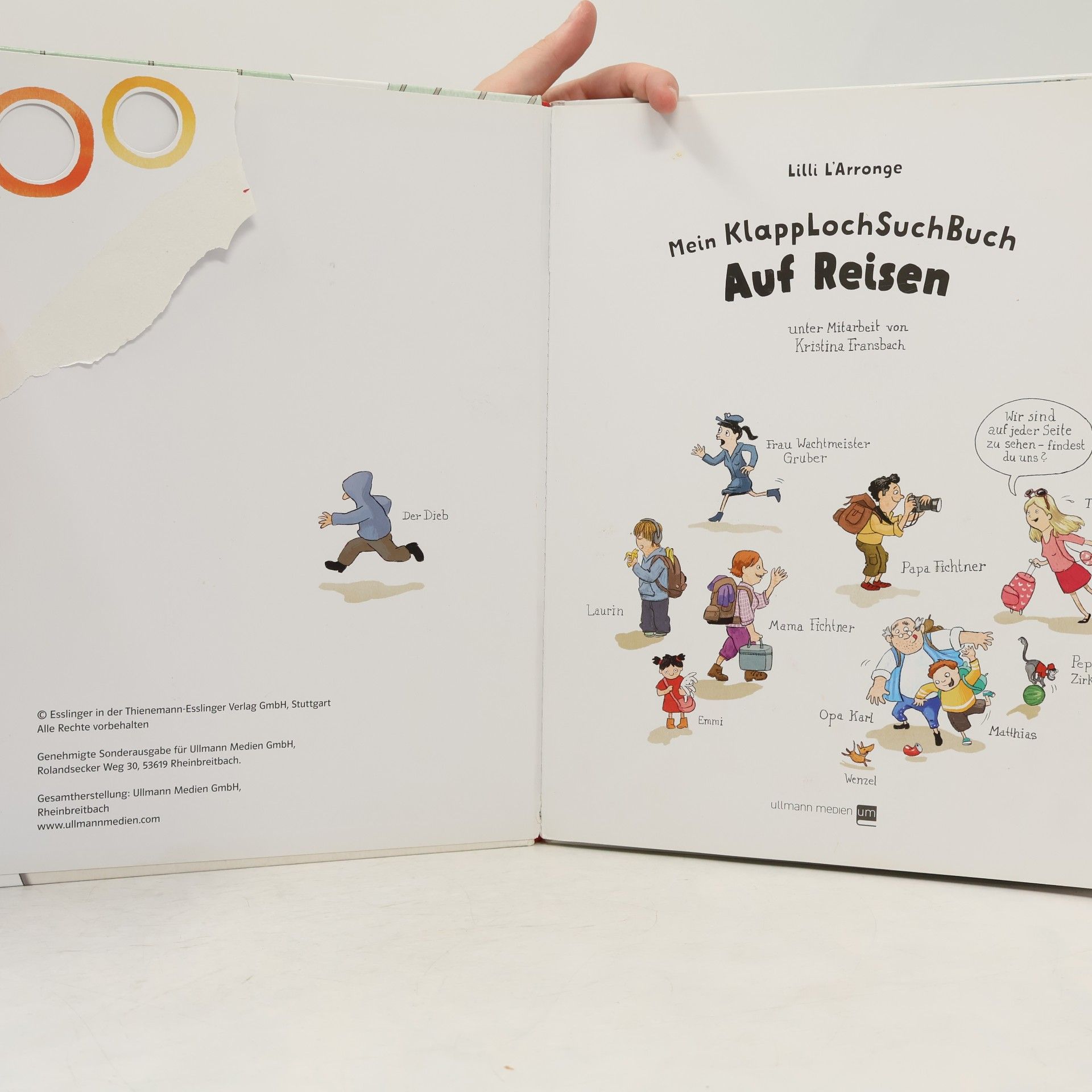 Lilli L. Arronge Mein KlappLochSuchBuch. Auf Reisen